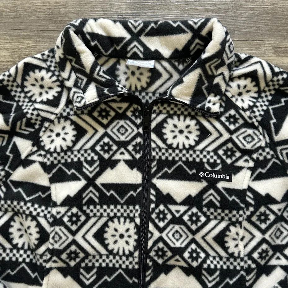 Columbia Columbia Winter Pass Sherpa Fleece Jacket All Over Print Size US XL / EU 56 / 4 - 3 Thumbnail