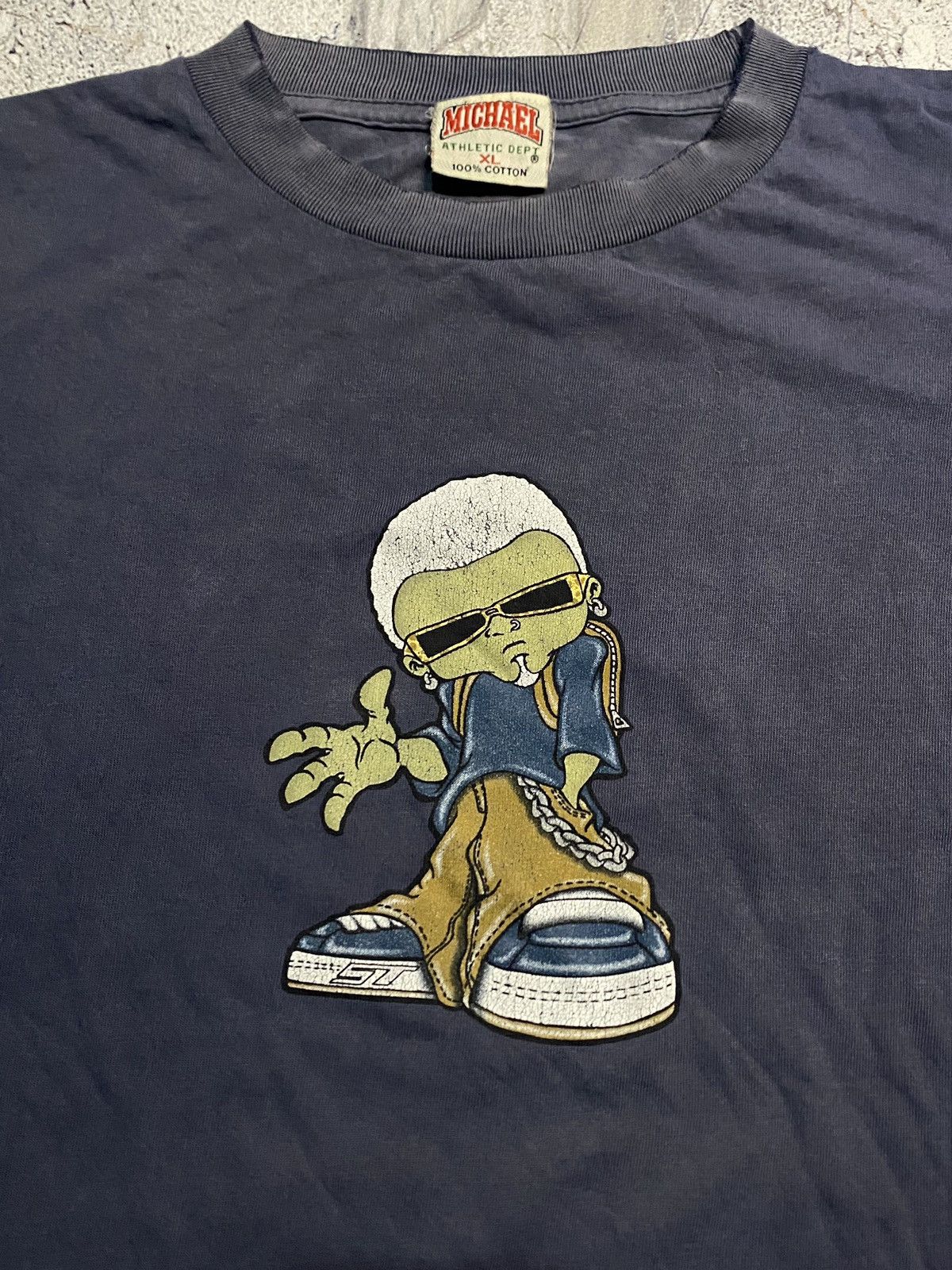 Menace 90's Spirit Skateboard shirt Dj Street Breakdown Y2K Hip-Hop Size US XL / EU 56 / 4 - 2 Thumbnail