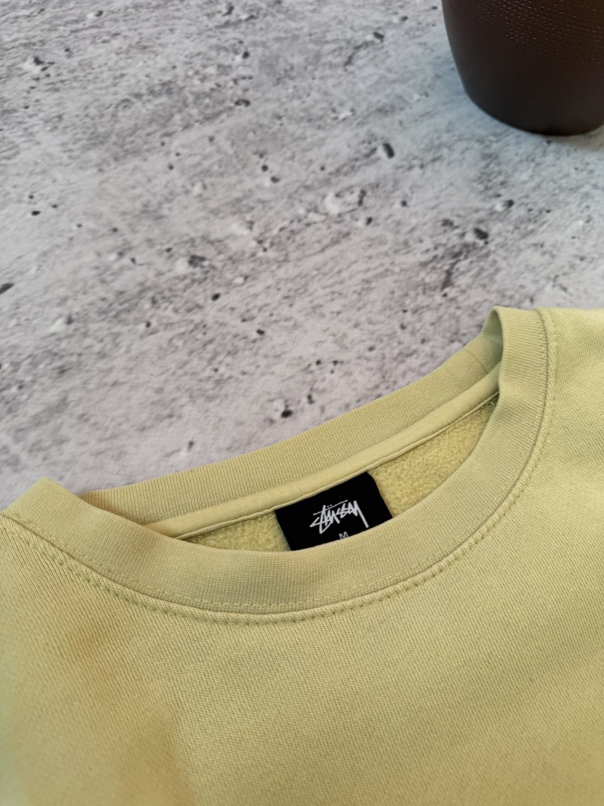 Stussy × Vintage STUSSY CENTER HAFT LOGO OVERSIZE BAGGY FIT SWEATSHIRT Size US M / EU 48-50 / 2 - 6 Thumbnail