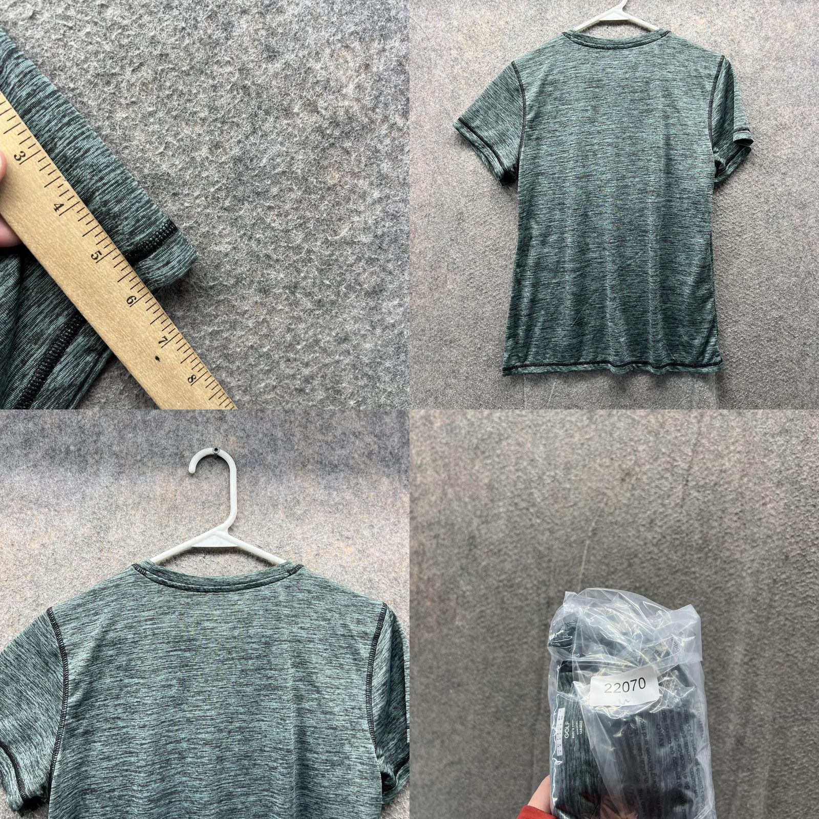 Adidas VINTAGE Adidas Shirt Women Medium Heather Green Athletic Golf Golfer Gym Size M / US 6-8 / IT 42-44 - 8 Thumbnail