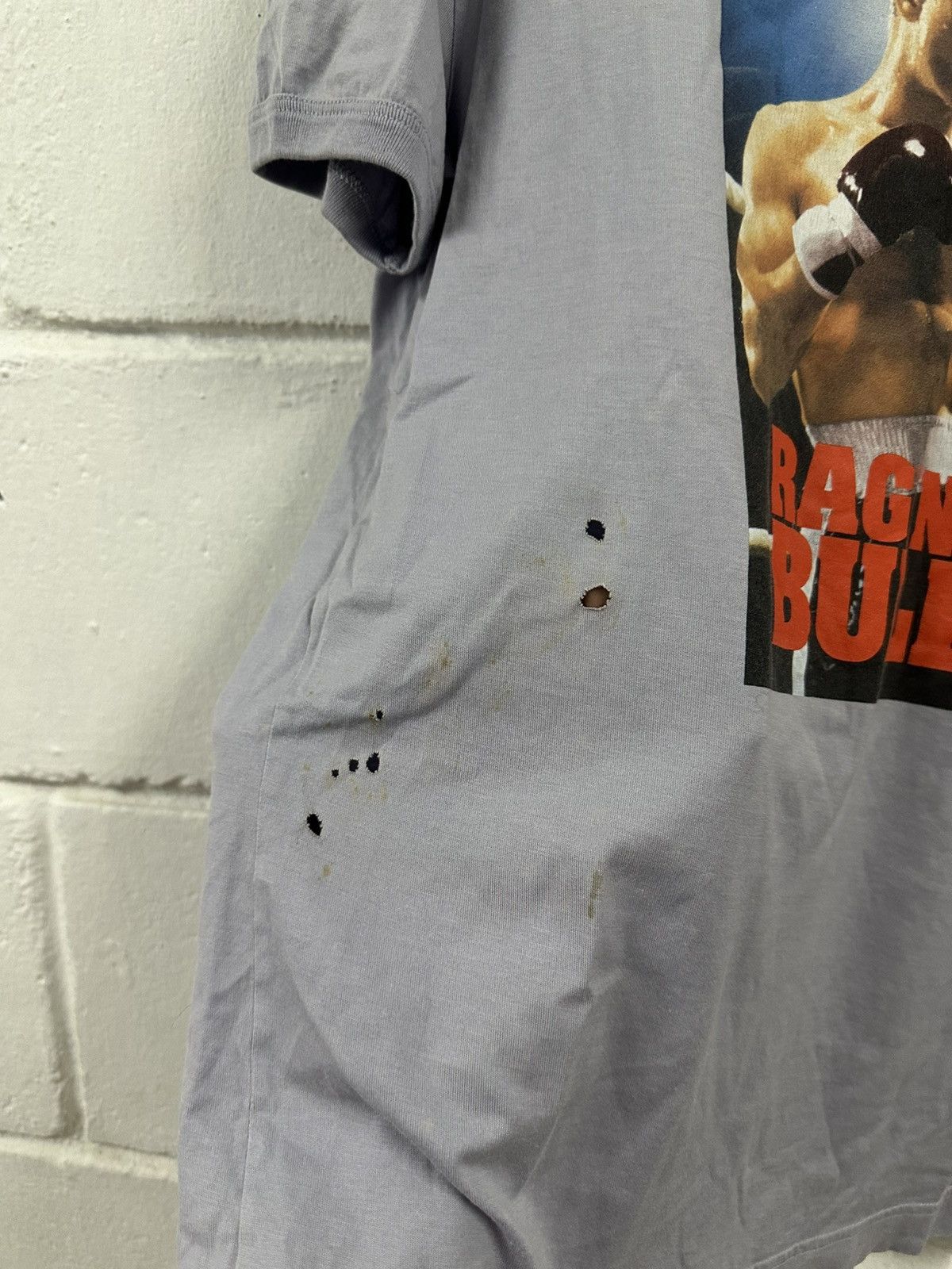 Dolce & Gabbana SS09 Dolce & Gabbana x Raging Bull Distressed Tee Size US M / EU 48-50 / 2 - 3 Thumbnail