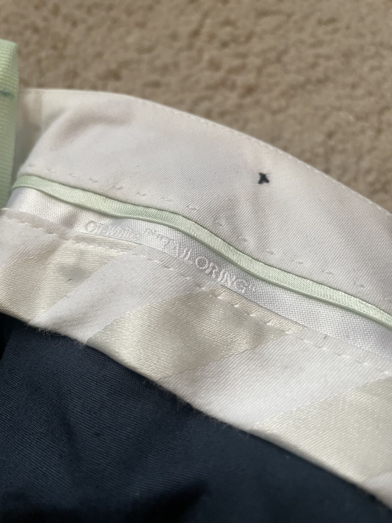 Off-White Off-White Cropped Side Stripe Trousers Size 25" / US 0 / IT 36 - 9 Thumbnail