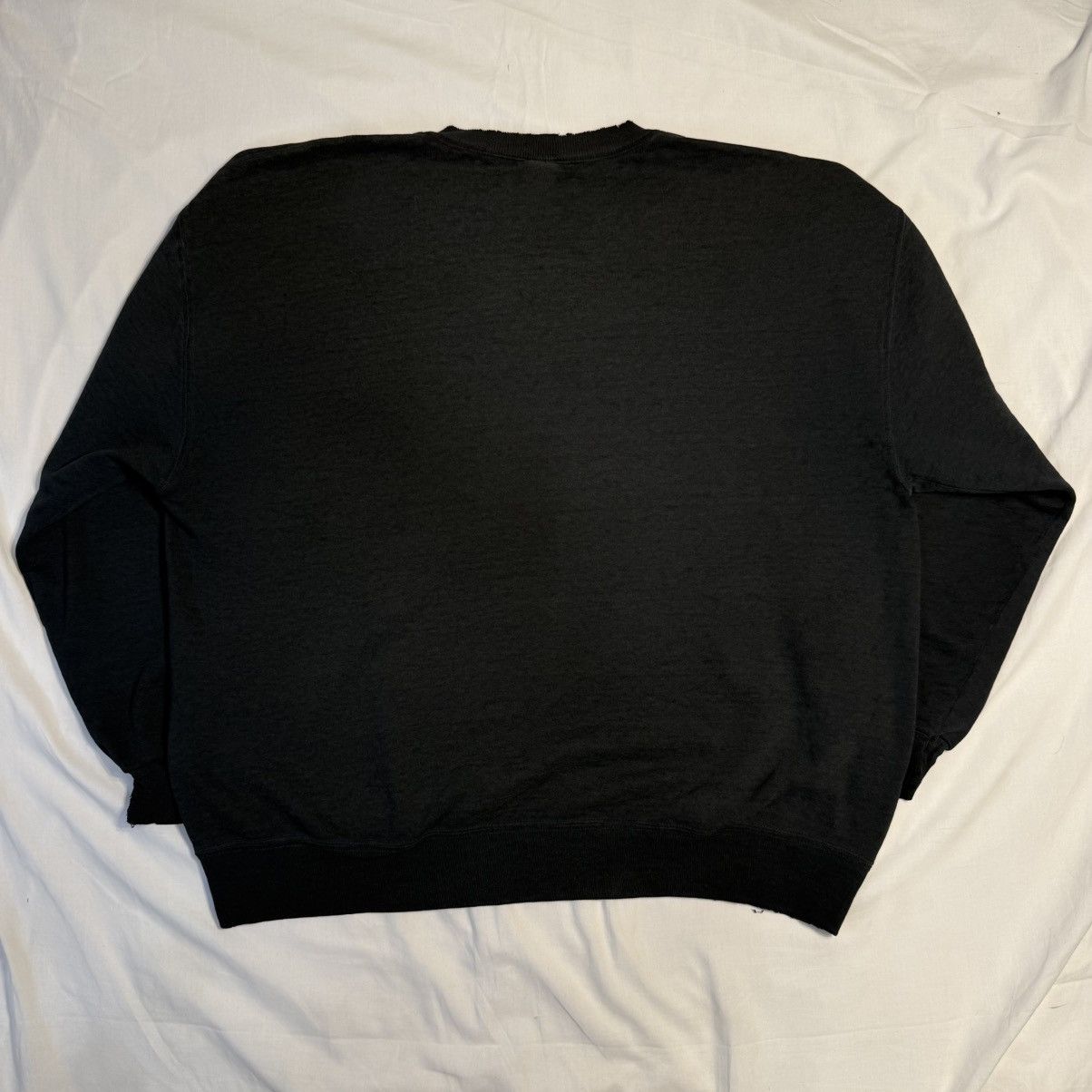 Russell Athletic Vintage 90s Russell Athletic Black Faded Distressed Crewneck Size US XXL / EU 58 / 5 - 3 Thumbnail