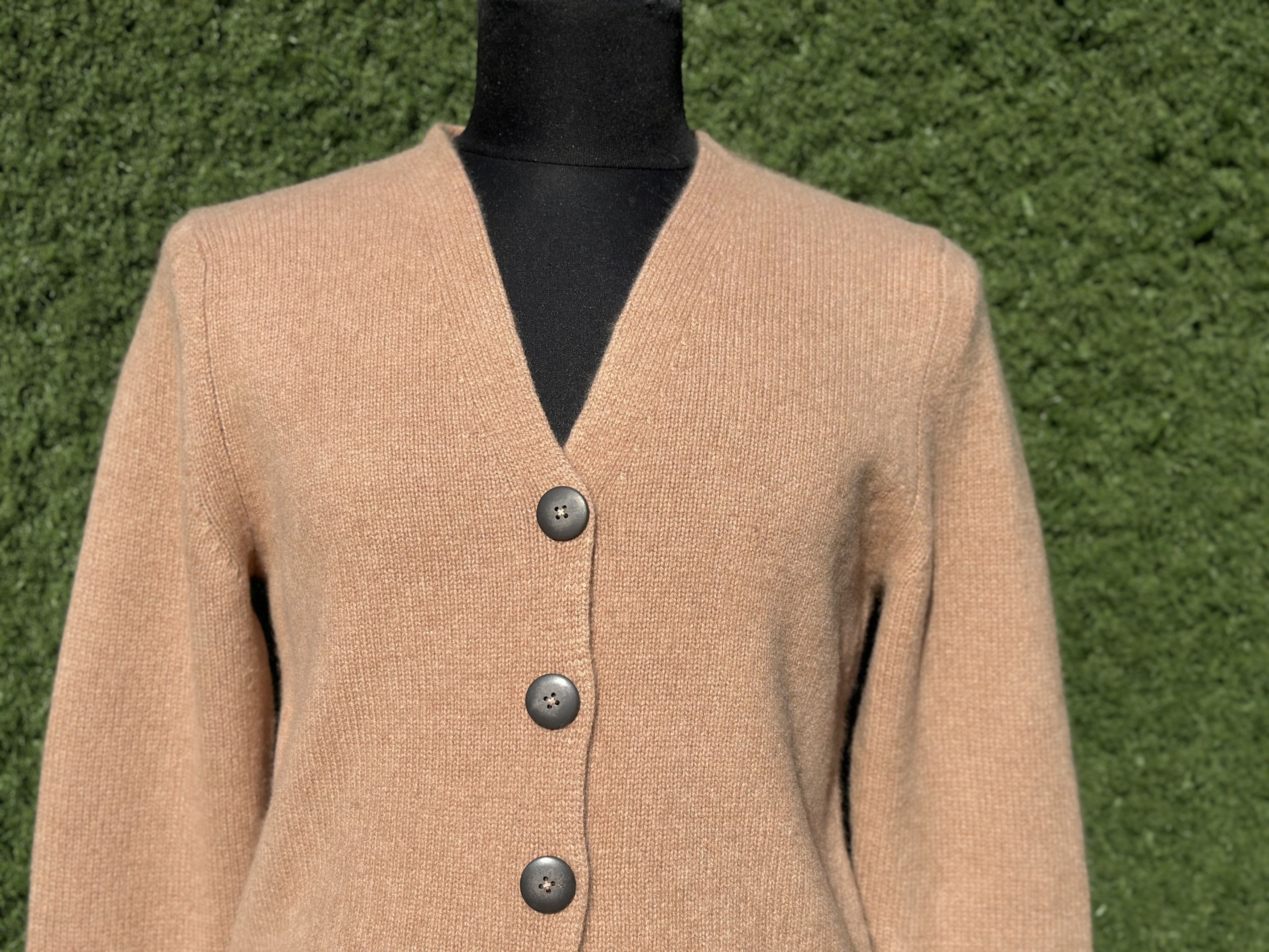Other Jenni Kayne 100% Cashmere V-Neck Cardigan Sweater Size XL Size XL / US 12-14 / IT 48-50 - 5 Thumbnail