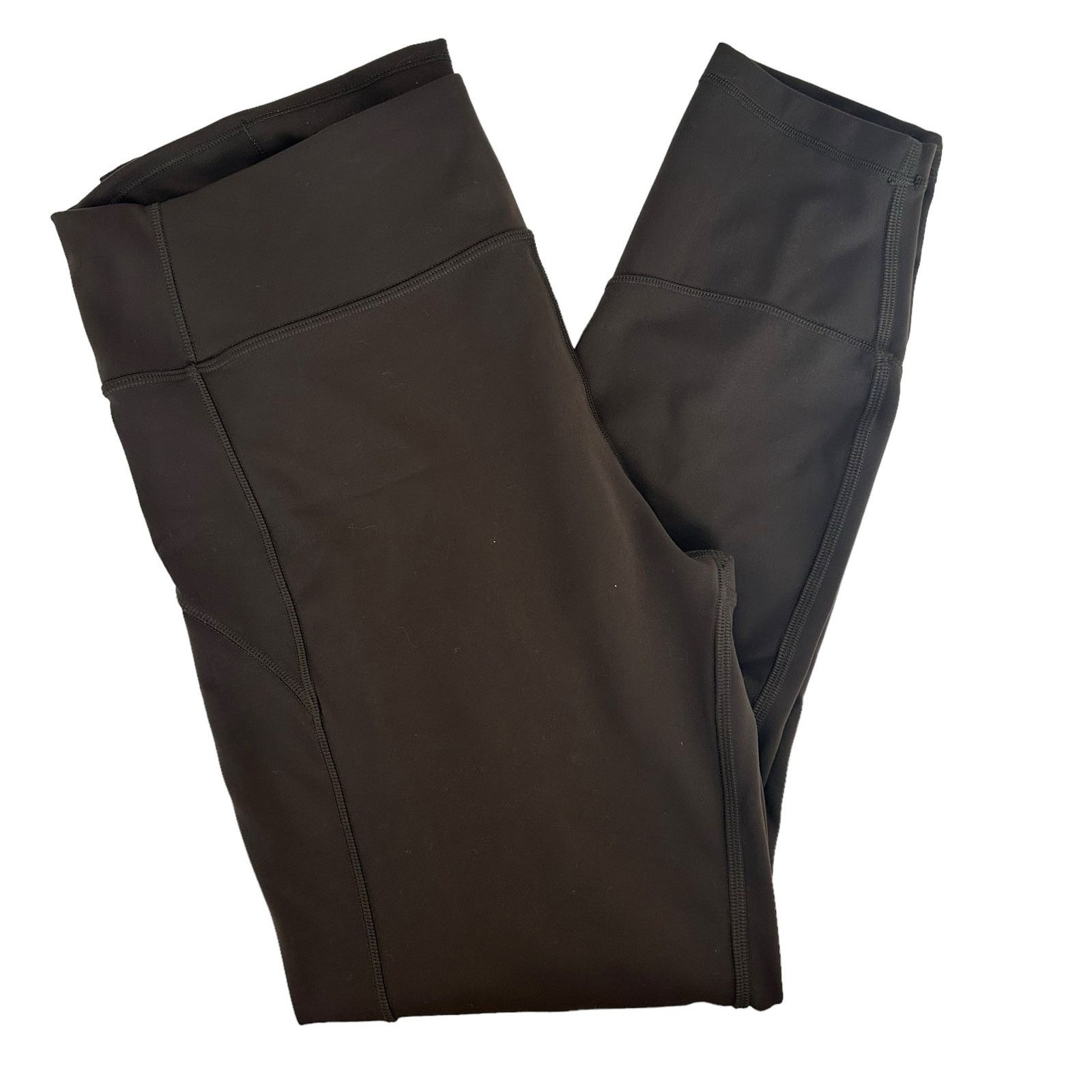 Lululemon Green In Movement 7/8 Tight Everlux Leggings Sz 12