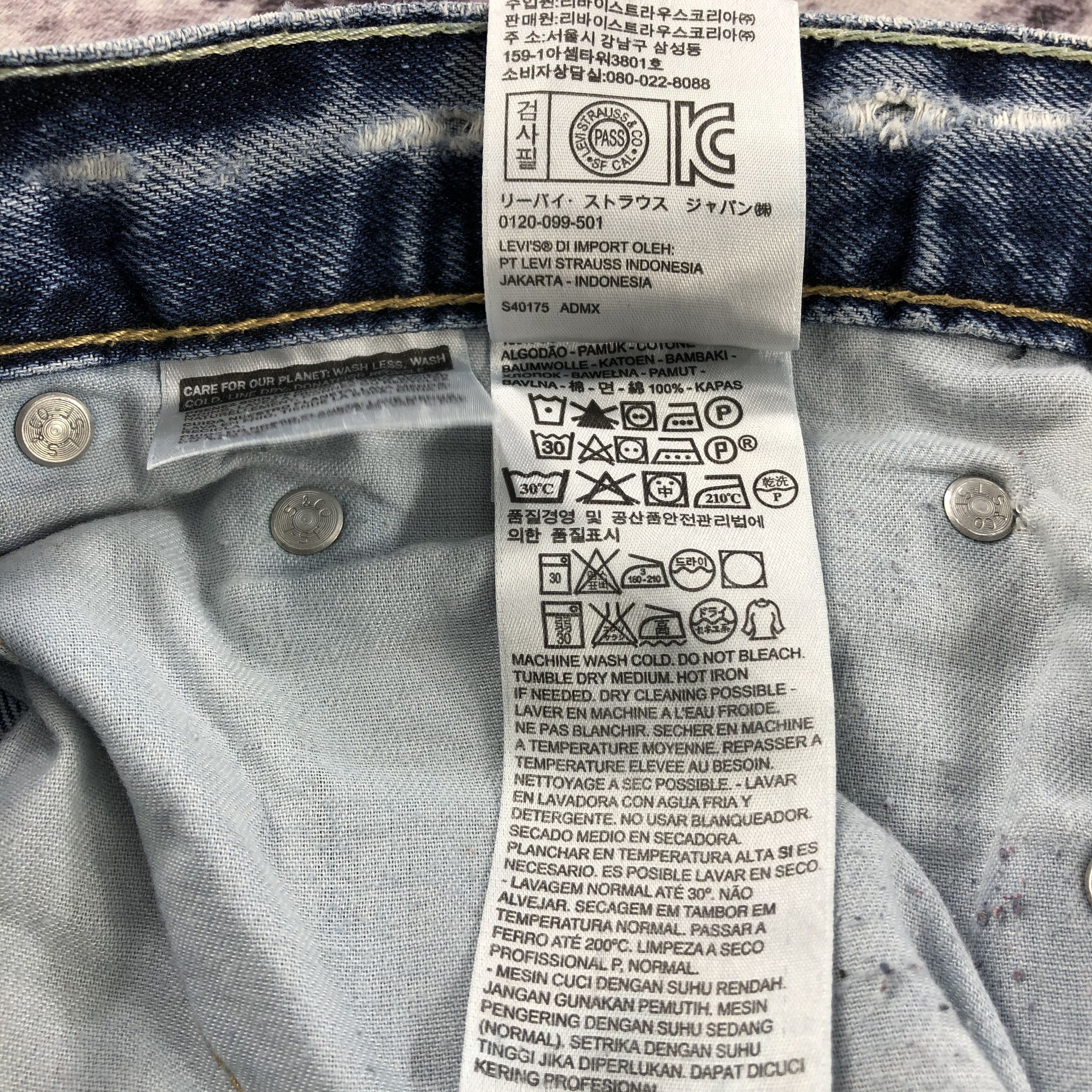 Levi's × Vintage Vintage Blue Wash Levis 501 Jeans-JM2308 Size US 37 - 17 Thumbnail