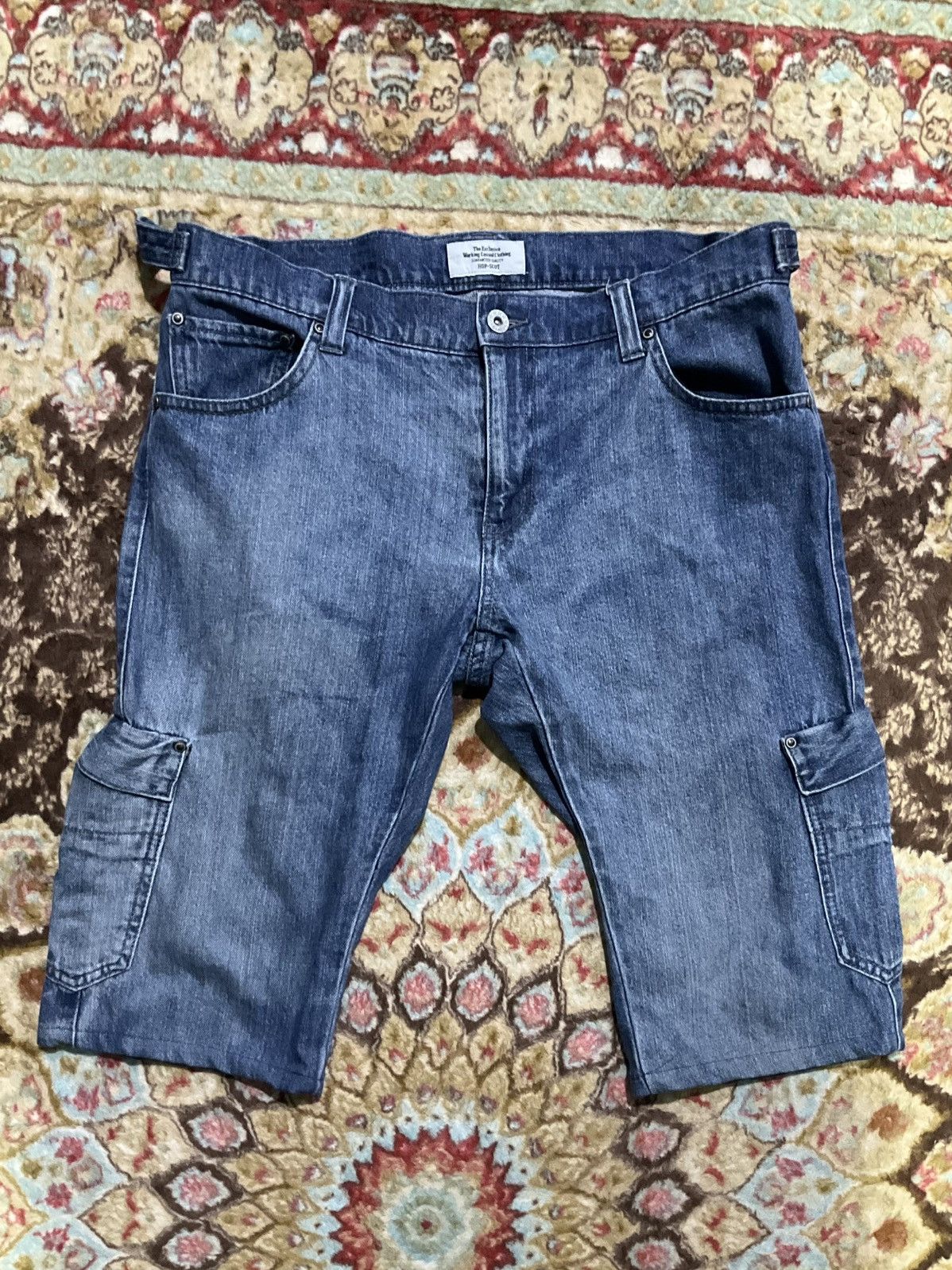 Japanese Brand Short Pants Denim Multi Pocket Size US 33 - 1 Thumbnail