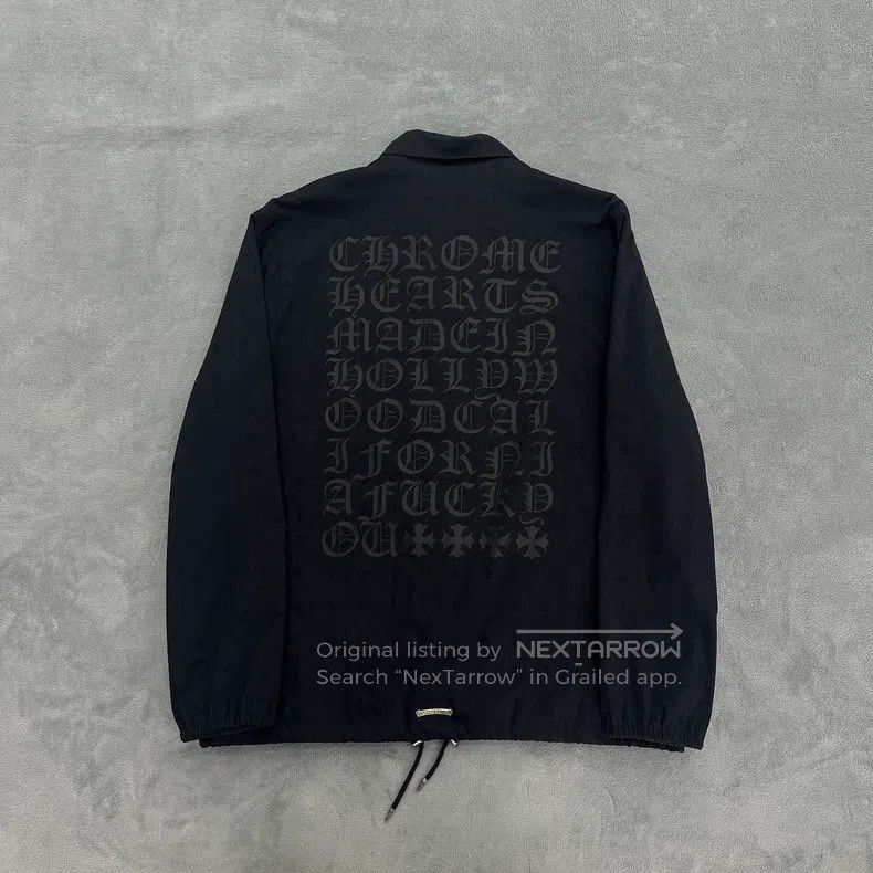 Chrome Hearts CHROME HEARTS Size XXL Sanskrit dark coach jacket Size US XXL / EU 58 / 5 - 2 Thumbnail