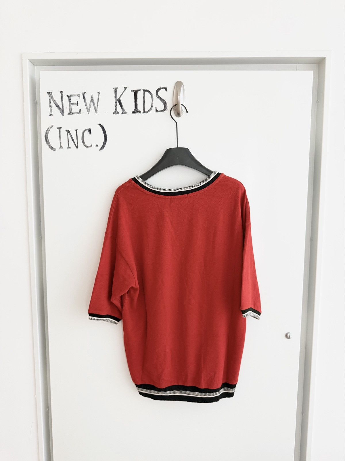 Enfants Riches Deprimes Checkered V Neck T Shirt