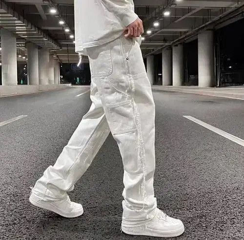 Leather skinny pants