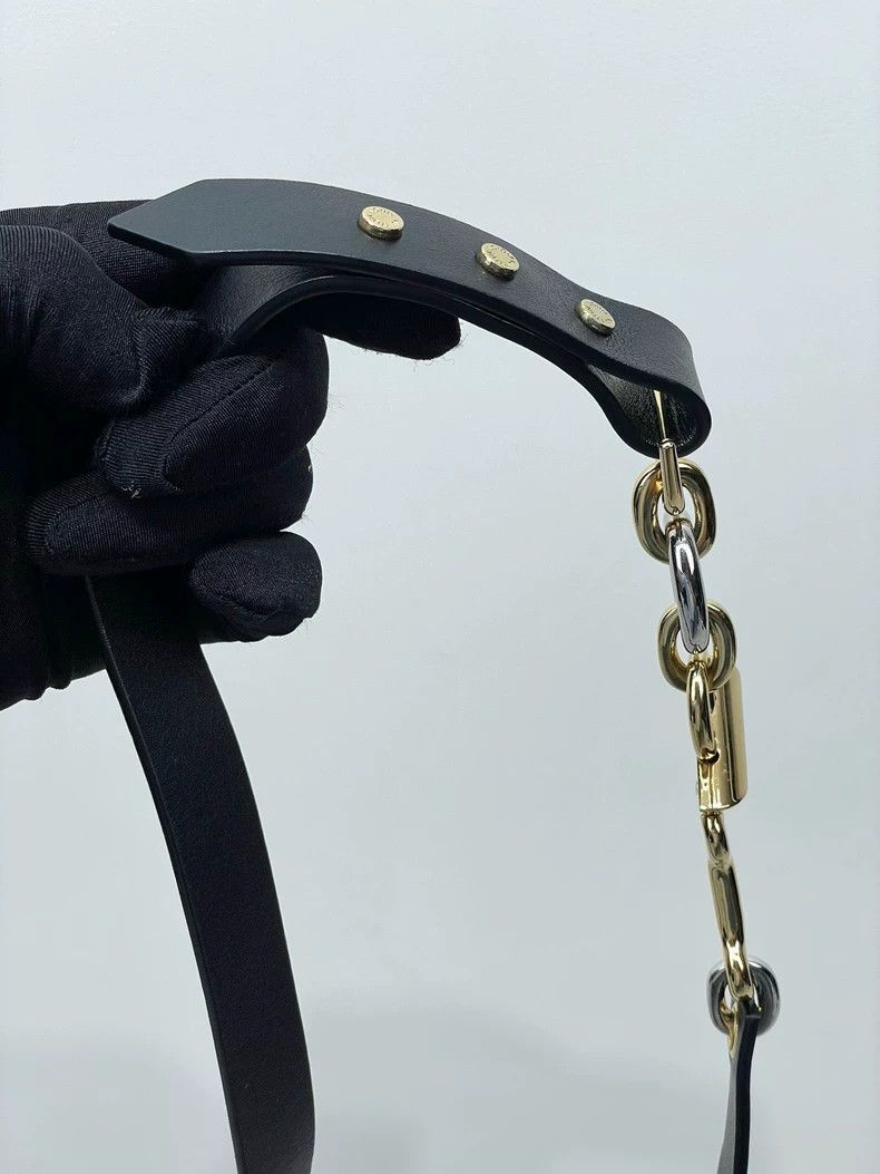 Louis Vuitton Louis Vuitton Leather belt with metal buckles belt Size ONE SIZE - 2 Thumbnail