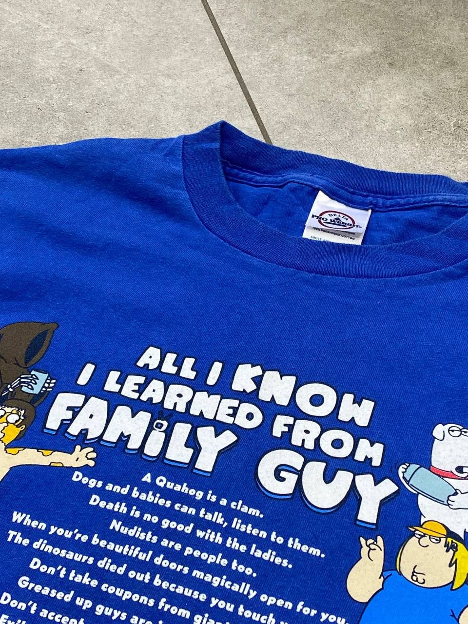 Delta Vintage Family Guy 2005 FOX Movie Promo T-Shirt Size US L / EU 52-54 / 3 - 9 Thumbnail