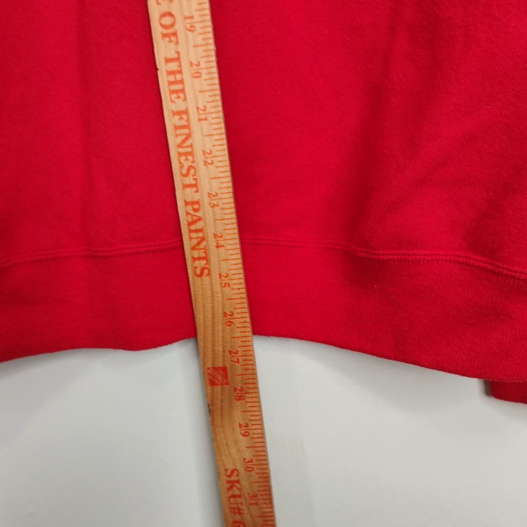 Hanes VINTAGE Hanes New York Big Apple Sweatshirt XL Red USA Puff Paint Size US XL / EU 56 / 4 - 6 Thumbnail