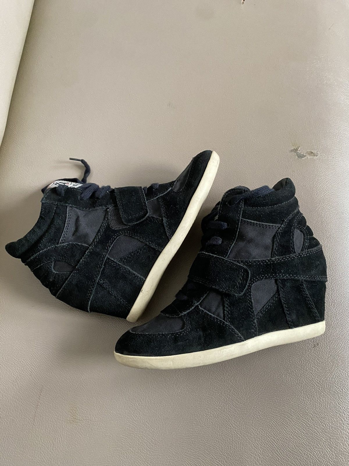 If Six Was Nine Ash strap high top suede sneakers style Size US 7 / IT 37 - 4 Thumbnail