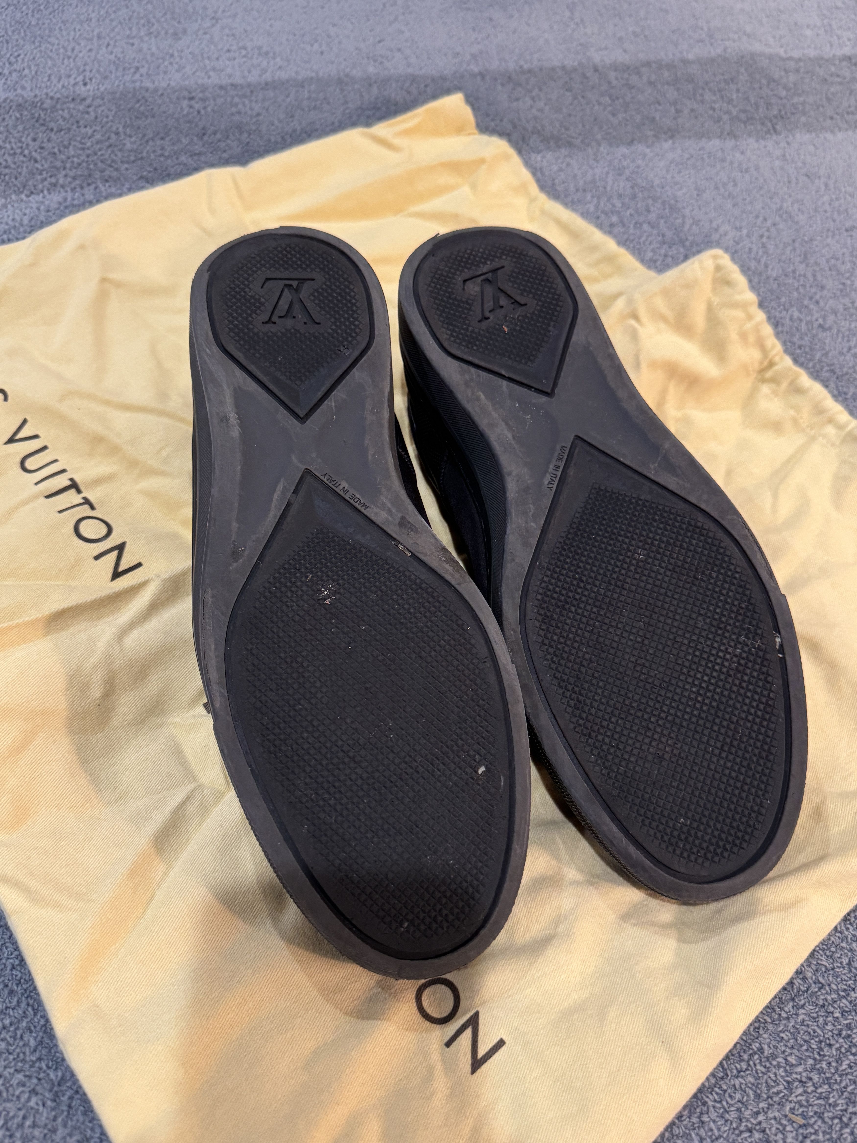 Louis Vuitton Louis Vuitton Sprinter Sneakers – Black – EU 6.5 Size US 6.5 / EU 39-40 - 4 Thumbnail