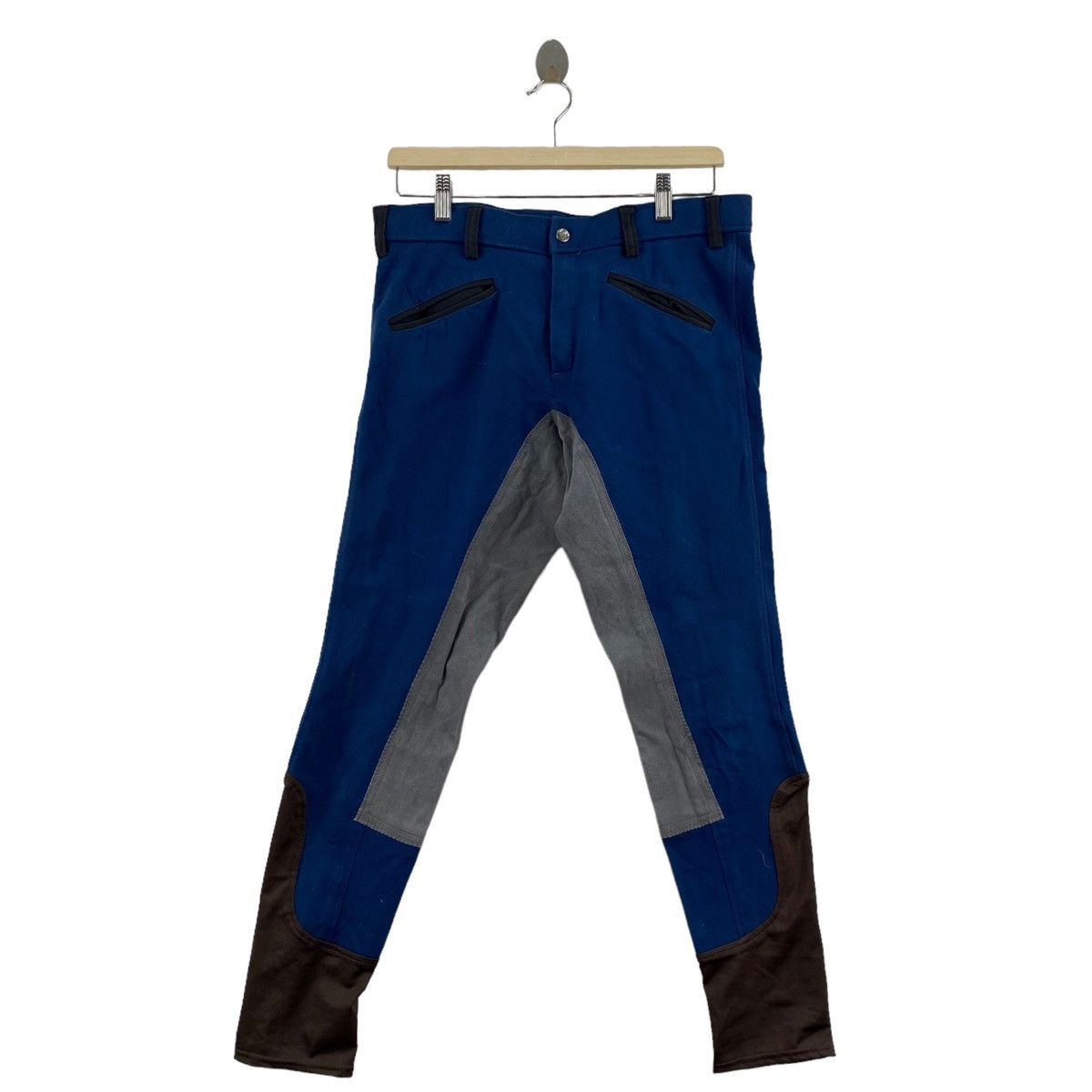 Japanese Brand EQULIBERTA Japanese Brand Multi Color Fancy Elastic Pant Size US 33 - 1 Thumbnail