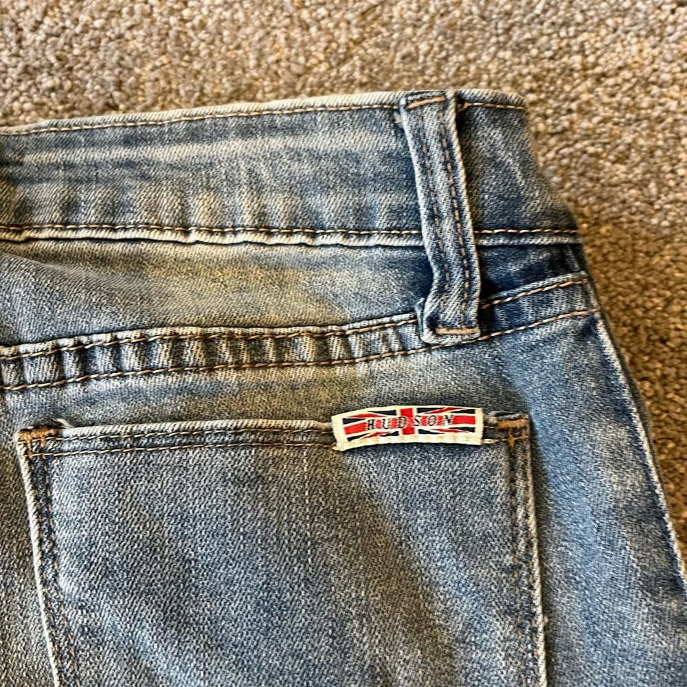 Designer Hudson Light Wash Stretch Blue Denim Jeans Size 14 Size US 26 / EU 42 - 8 Thumbnail
