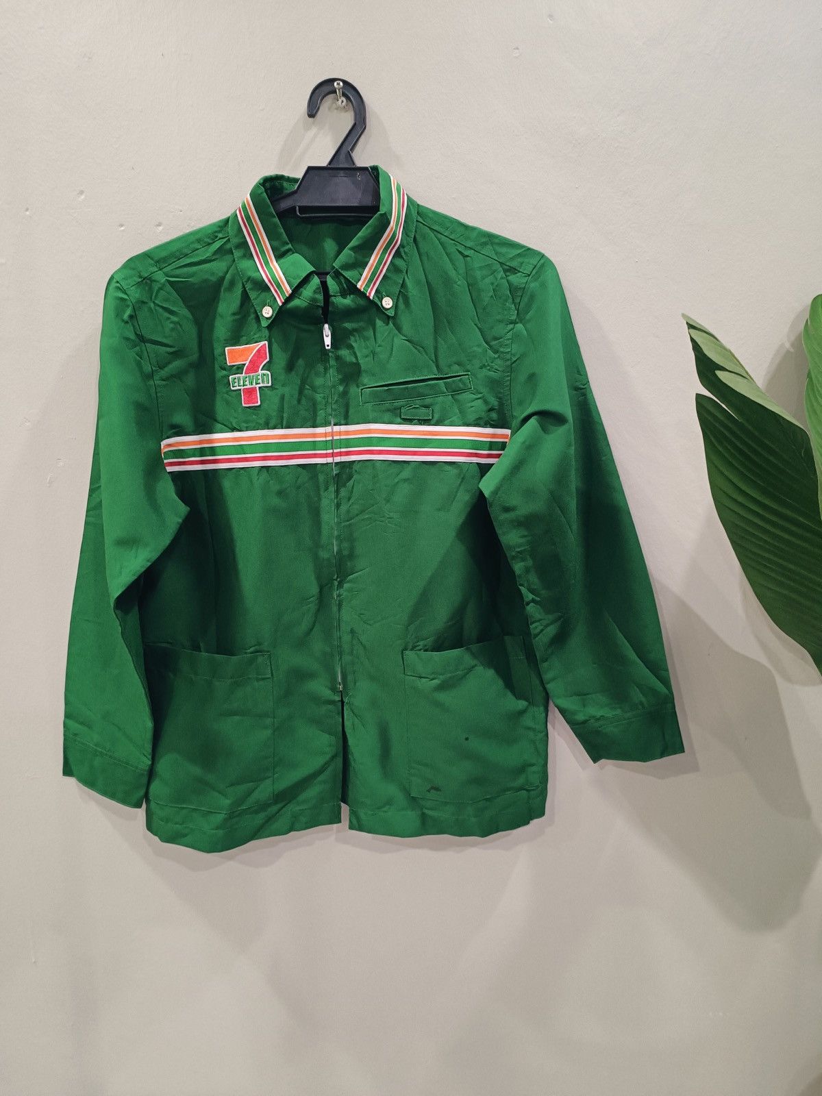 Japanese Brand × Vintage 7 eleven Uniform Zipper Workwear Size US S / EU 44-46 / 1 - 2 Thumbnail