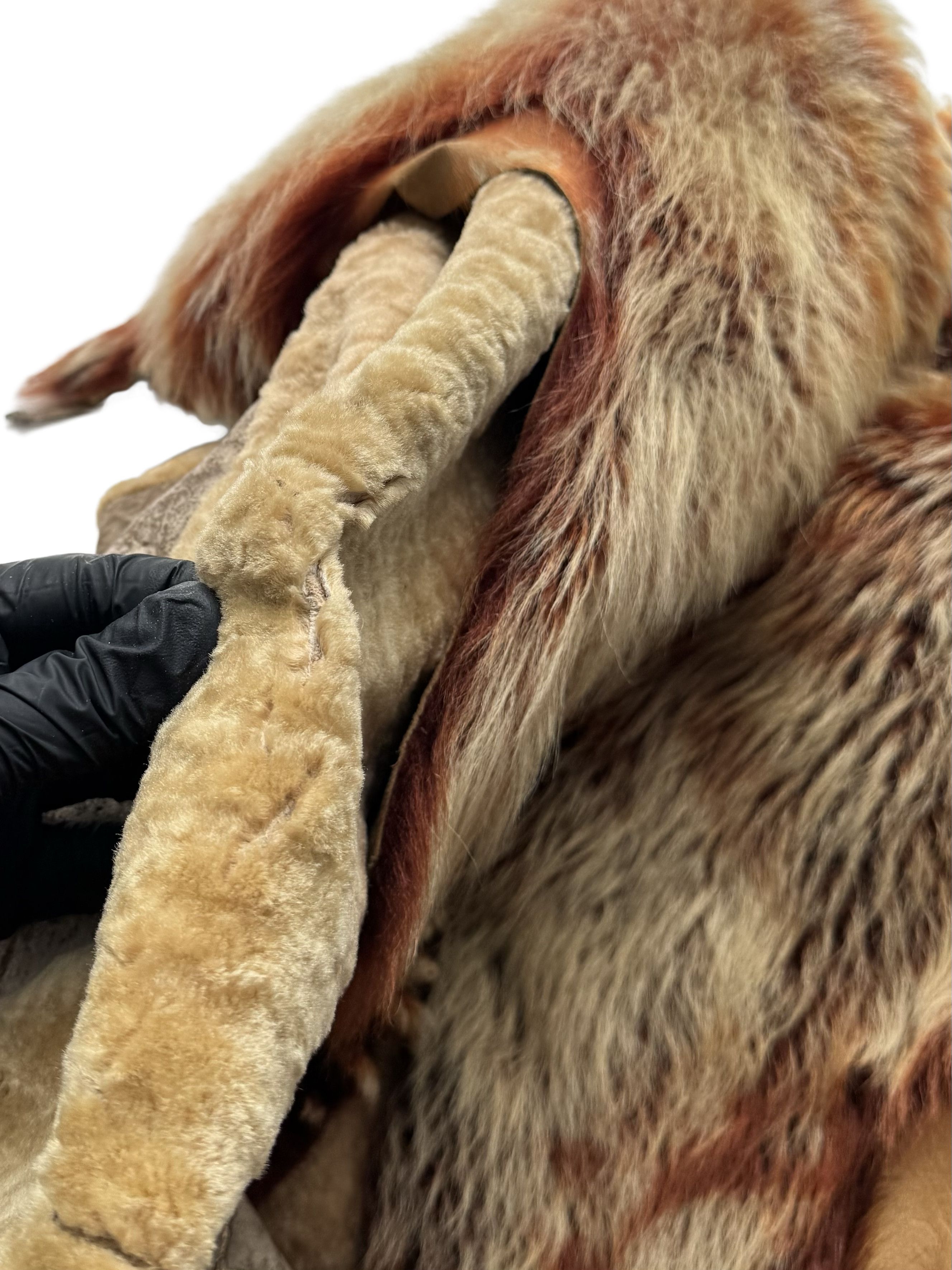 Vintage Vintage Real Sheepskin Coat Size L / US 10 / IT 46 - 10 Thumbnail