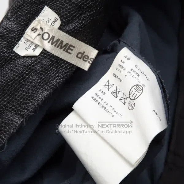 Comme des Garcons Comme des Garcons Black Retro Floral Leather Dress Size S / US 4 / IT 40 - 9 Thumbnail