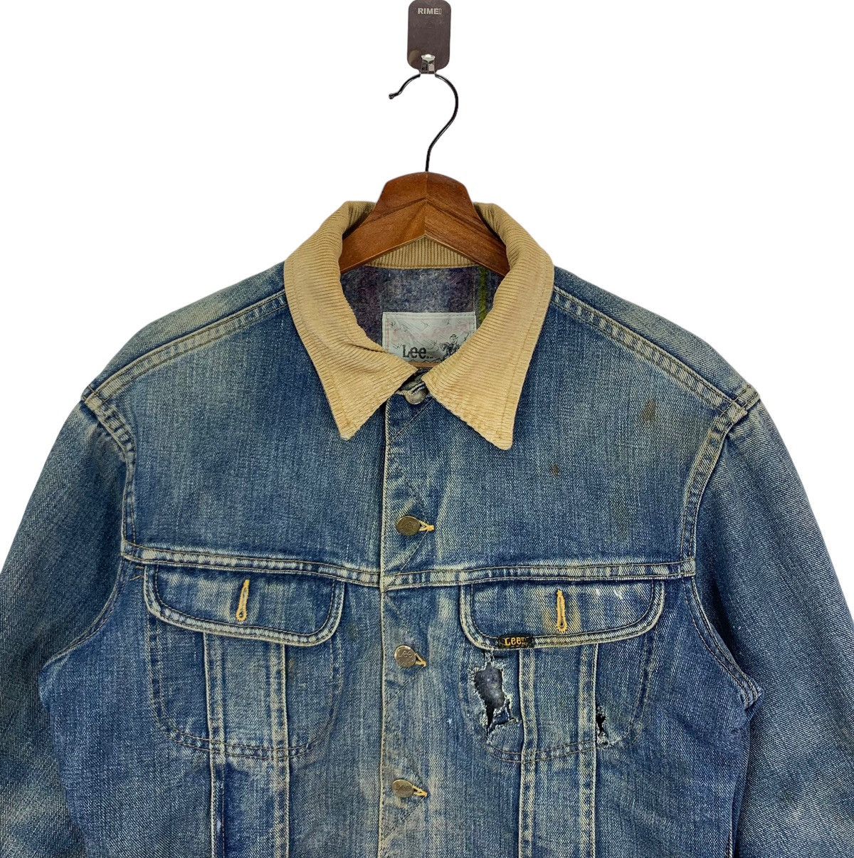 🔥🔥🔥VINTAGE LEE STORM RIDERS DENIM TRUCKERS JACKET