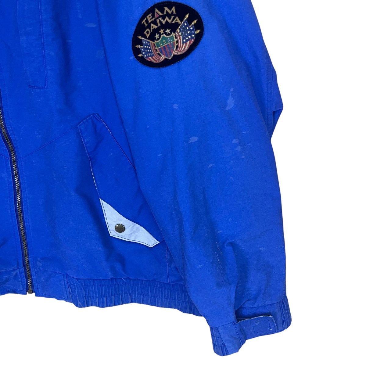 DAIWA Vintage 90s Team Daiwa Fishing Equipment Zipper Jacket Size US L / EU 52-54 / 3 - 3 Thumbnail