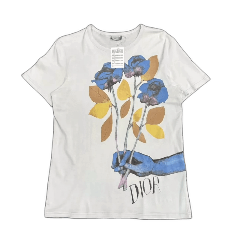 Dior Dior Floral Short Sleeve T-2505 Size US M / EU 48-50 / 2 - 1 Thumbnail