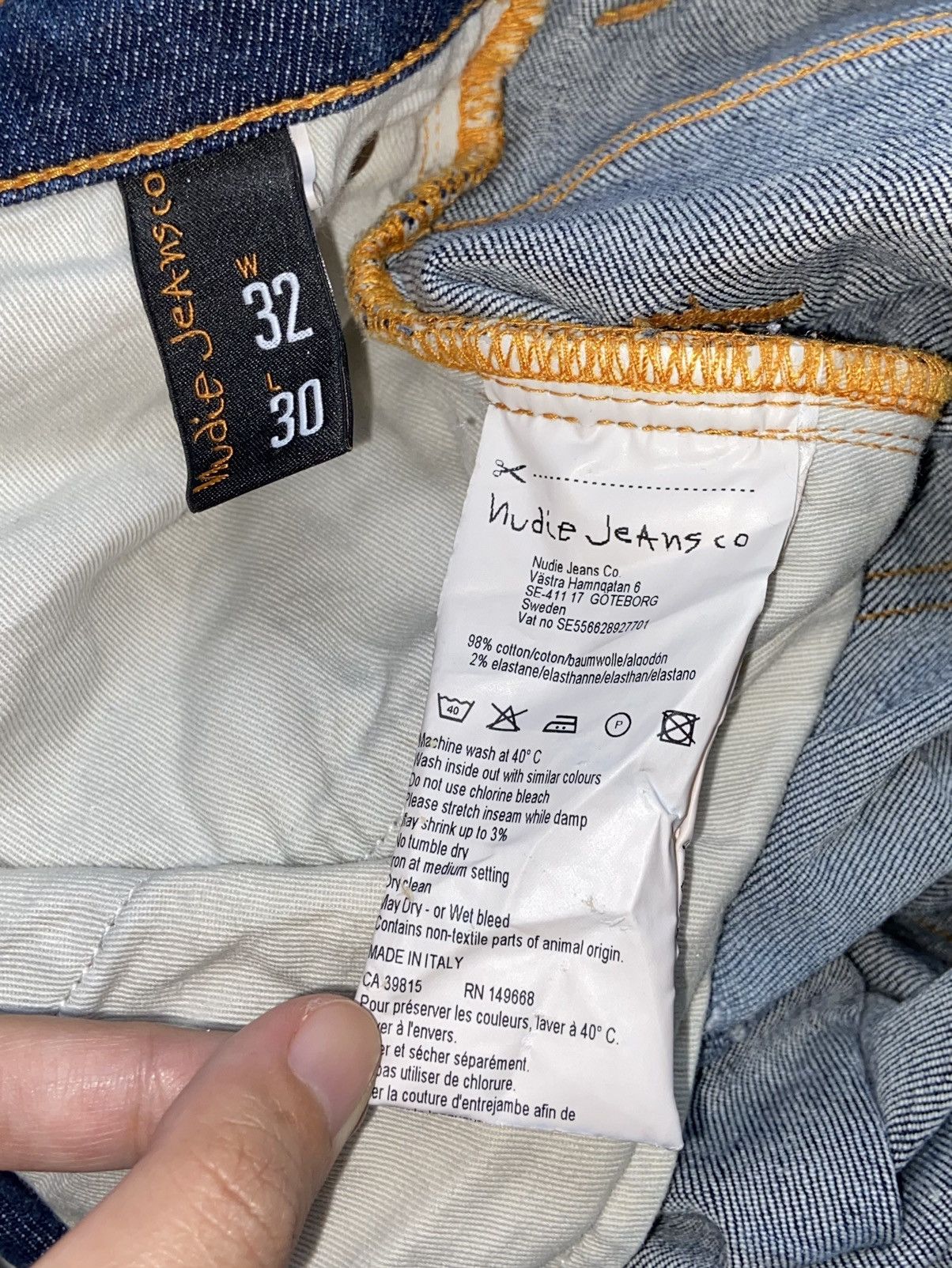 Nudie Jeans NUDIE JEANS CO Denim Jeans Size US 29 - 16 Thumbnail