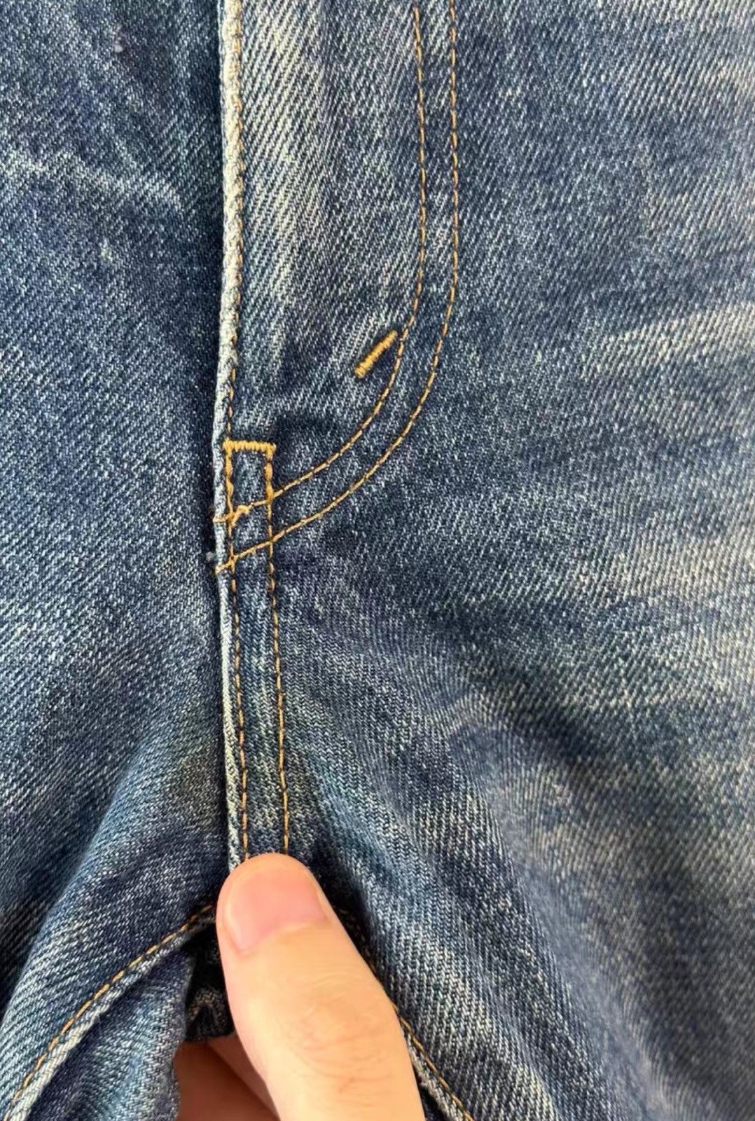 Celine Celine Women’s Blue Washed Micro Flare Jeans Sz.25 Size 25" / US 0 / IT 36 - 4 Thumbnail