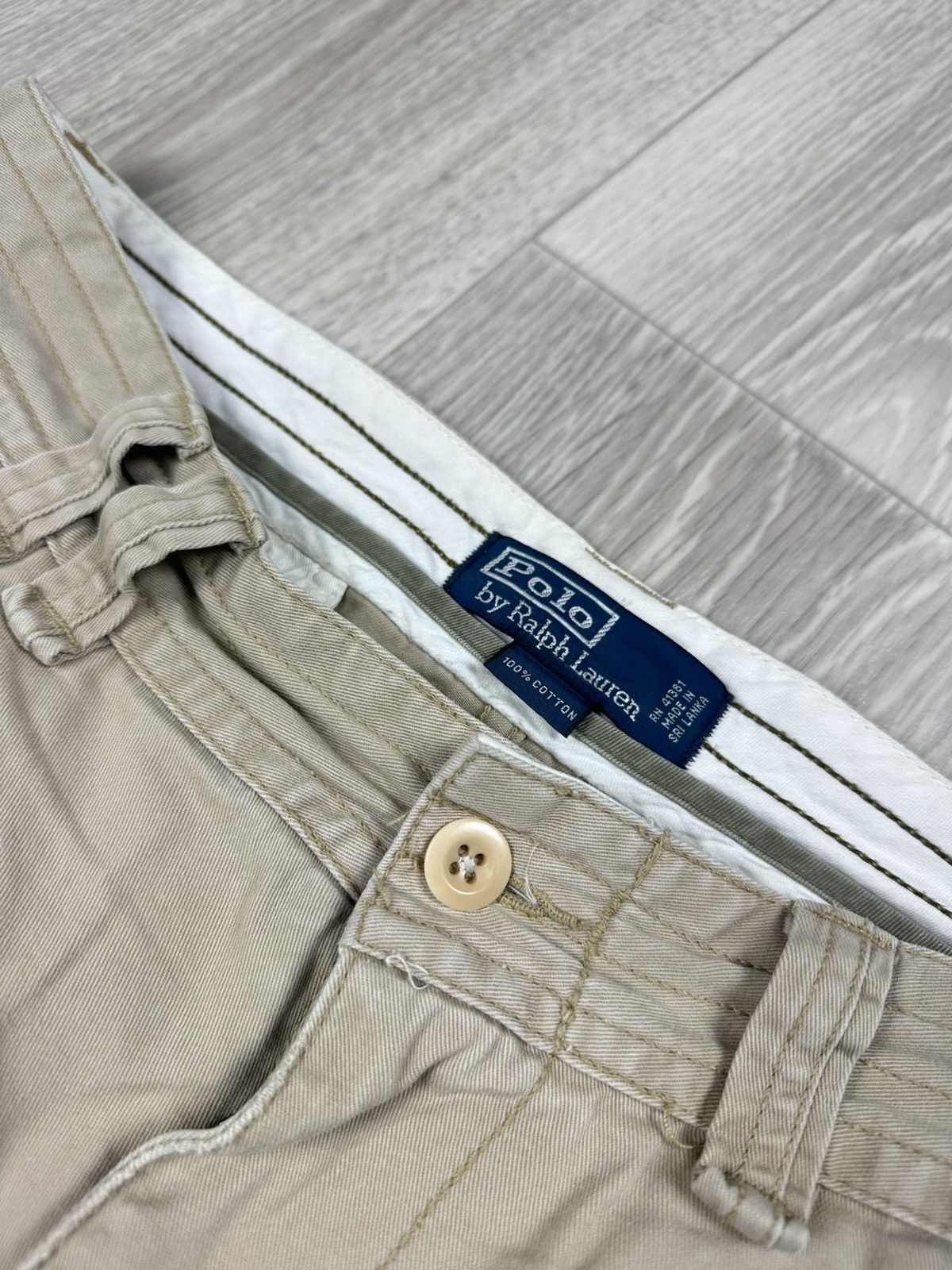 Polo Ralph Lauren × Vintage Vintage Polo Ralph Lauren Cargo Shorts Multi Pocket Size 33 Size US 33 - 6 Thumbnail