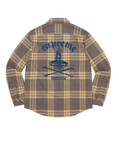 Hysteric Glamour × Supreme Supreme x Hysteric Glamour Skeleton Middle Finger Flannel Size US M / EU 48-50 / 2 - 1 Thumbnail