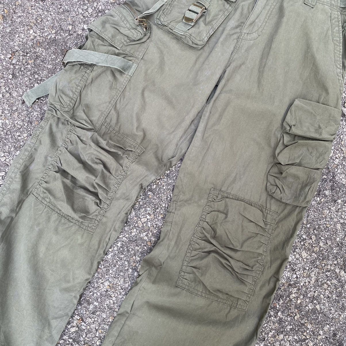 Beauty Beast NII Cargo Pants Multi Pocket Bondage Army Green Size US 32 / EU 48 - 3 Thumbnail