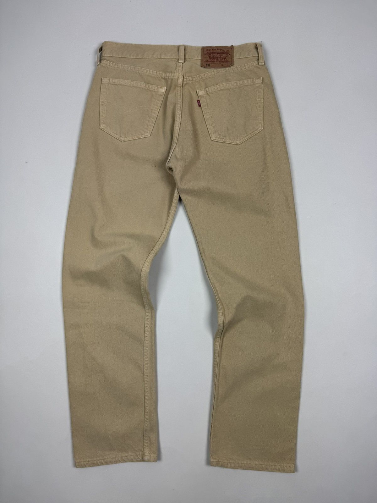 Levi's 1990’s Vintage Faded Levi’s 501 Beige Jeans Pants Size US 32 / EU 48 - 14 Thumbnail