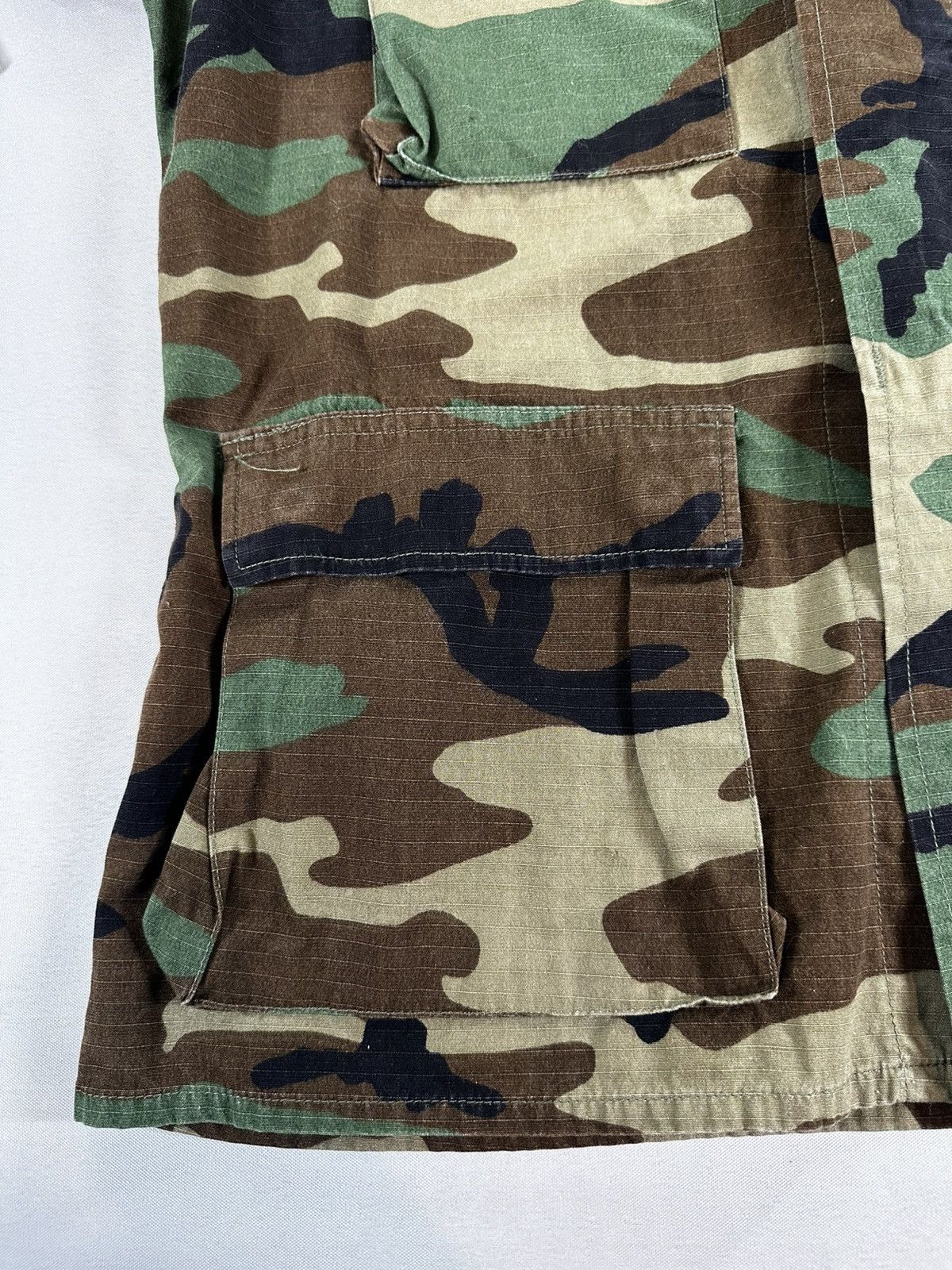Other Vintage U.S. Military Woodland Camo Ripstop Field Jacket Size US M / EU 48-50 / 2 - 3 Thumbnail