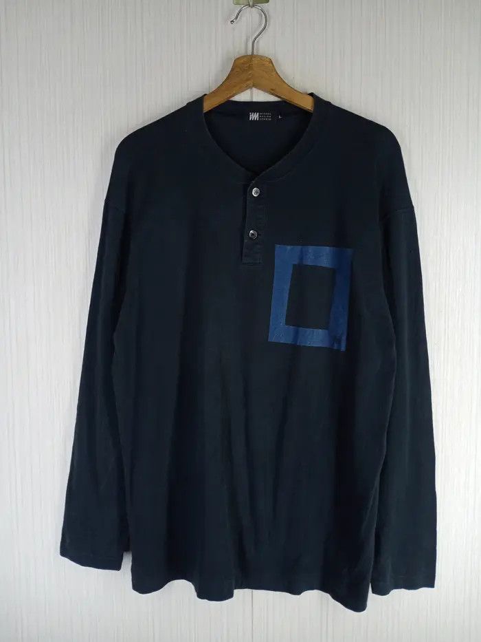Issey Miyake Vintage 90s Issey Miyake Design Studio Long Sleeve Tee Size US L / EU 52-54 / 3 - 11 Thumbnail
