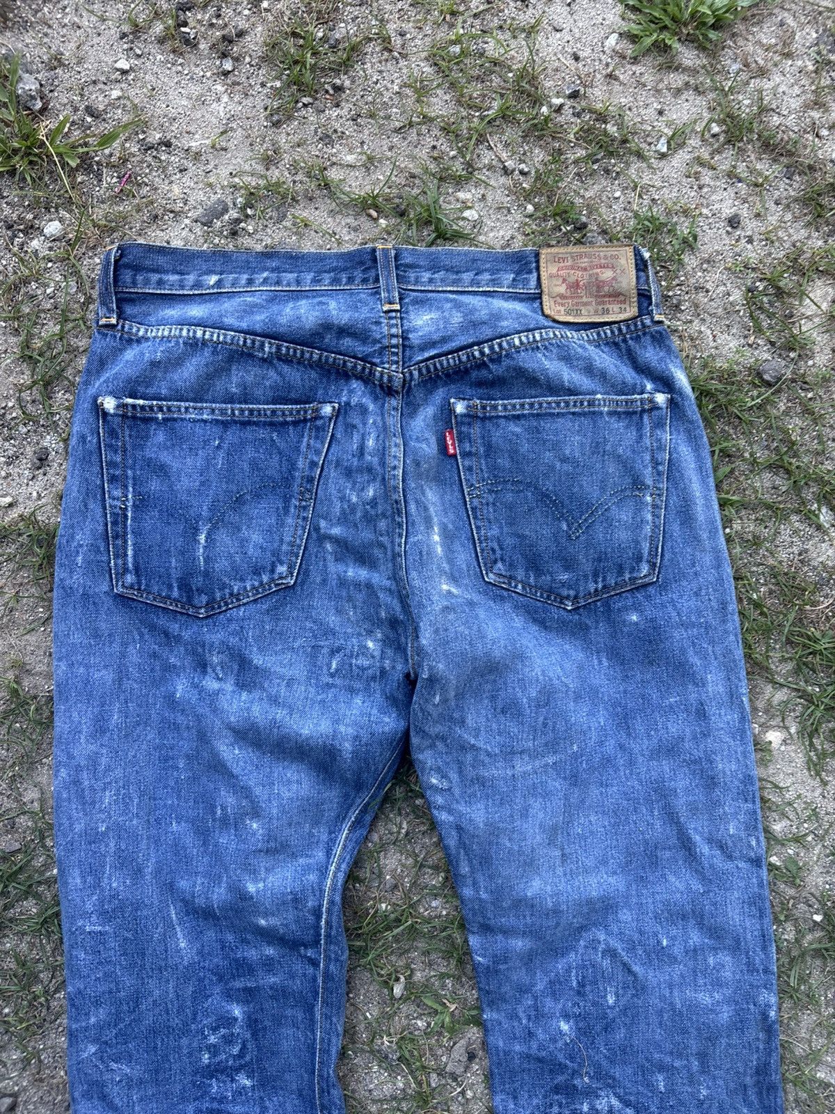 Levi's Levis 501xx (LVC) Made In USA Selvedge Jeans Size US 36 / EU 52 - 11 Thumbnail