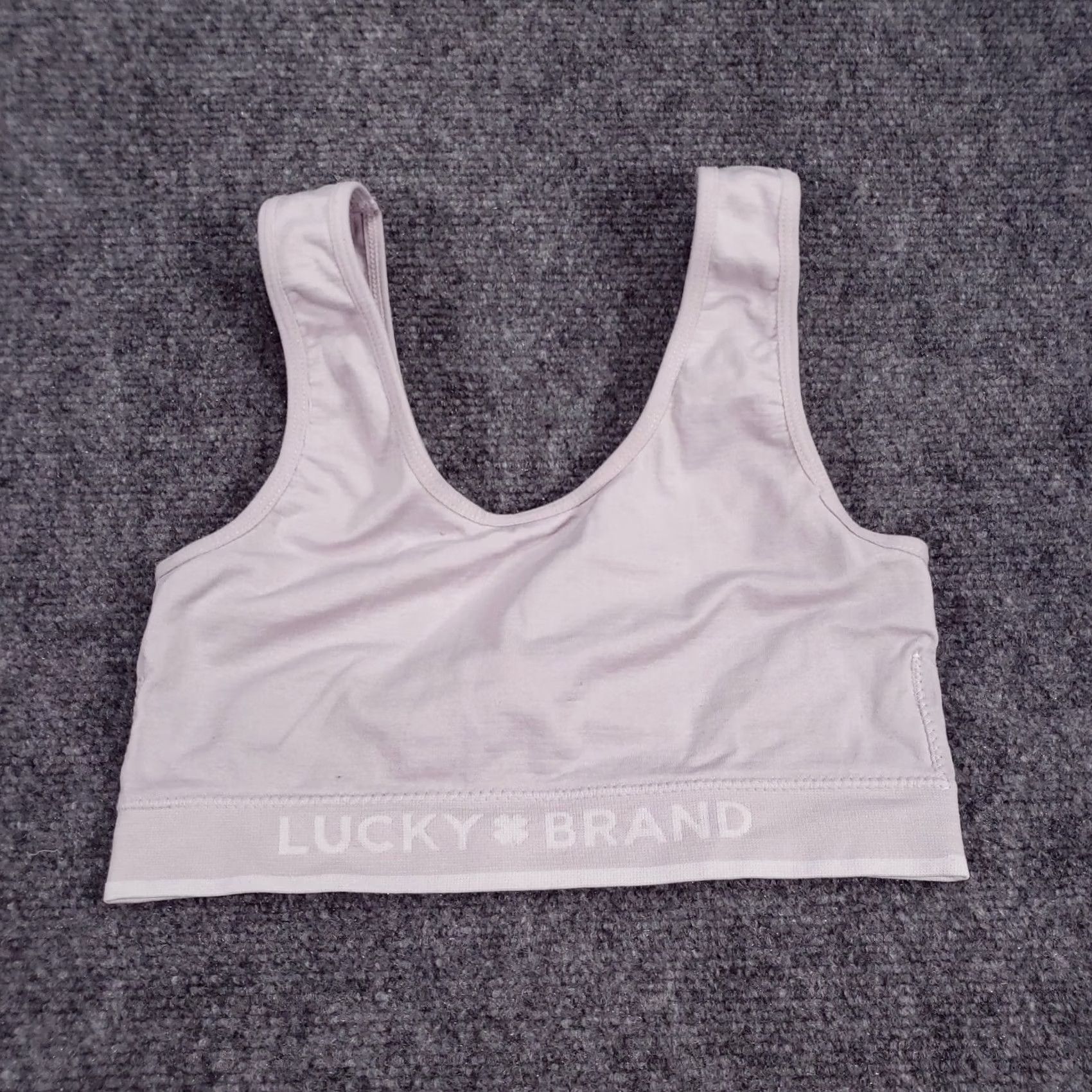 Lucky Brand Lucky Brand Bra Women Medium Pink Bralette Seamless Wide Strap Comfort Stretch Size ONE SIZE - 2 Thumbnail
