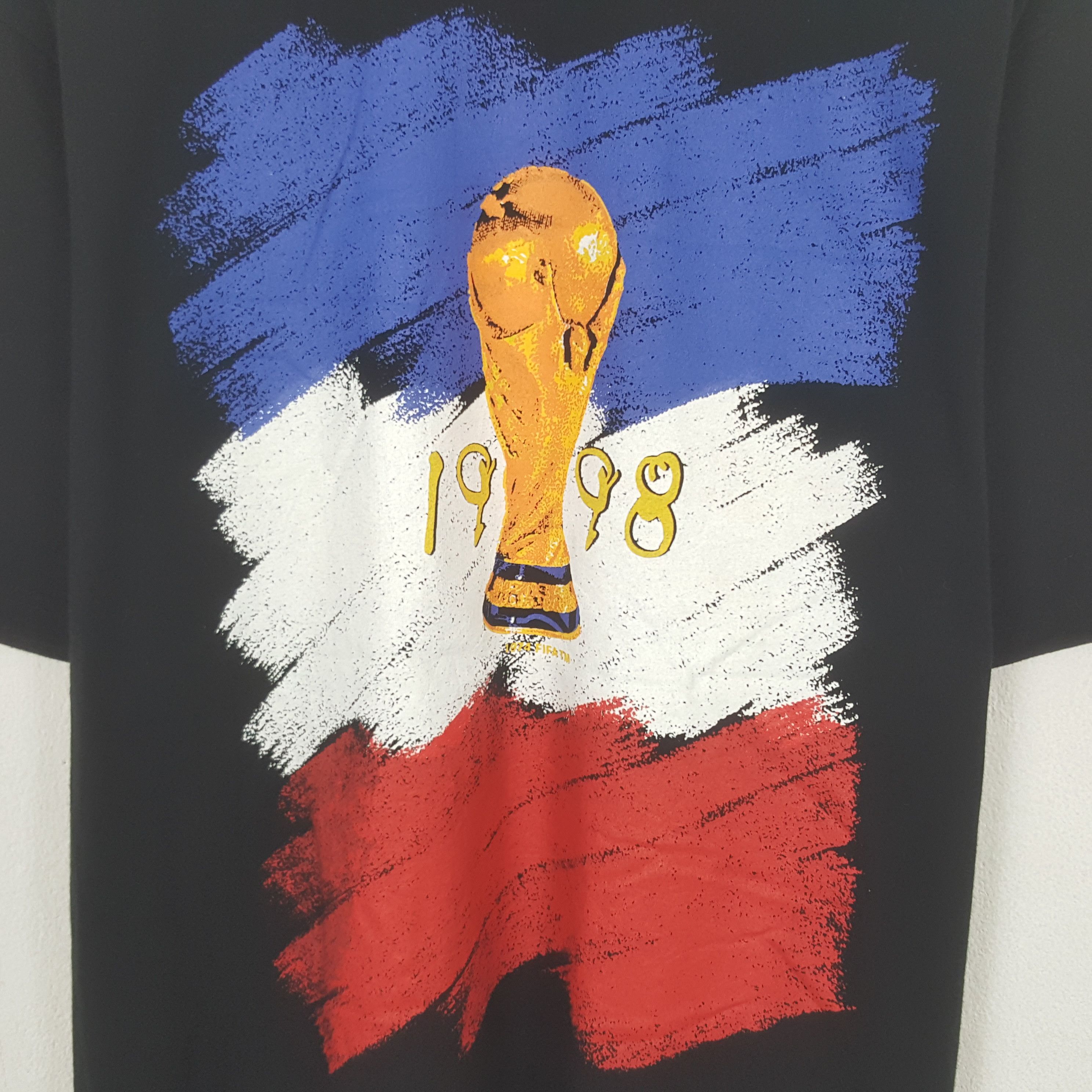 Adidas Adidas France World Cup 1998 Tshirt Size US L / EU 52-54 / 3 - 2 Thumbnail