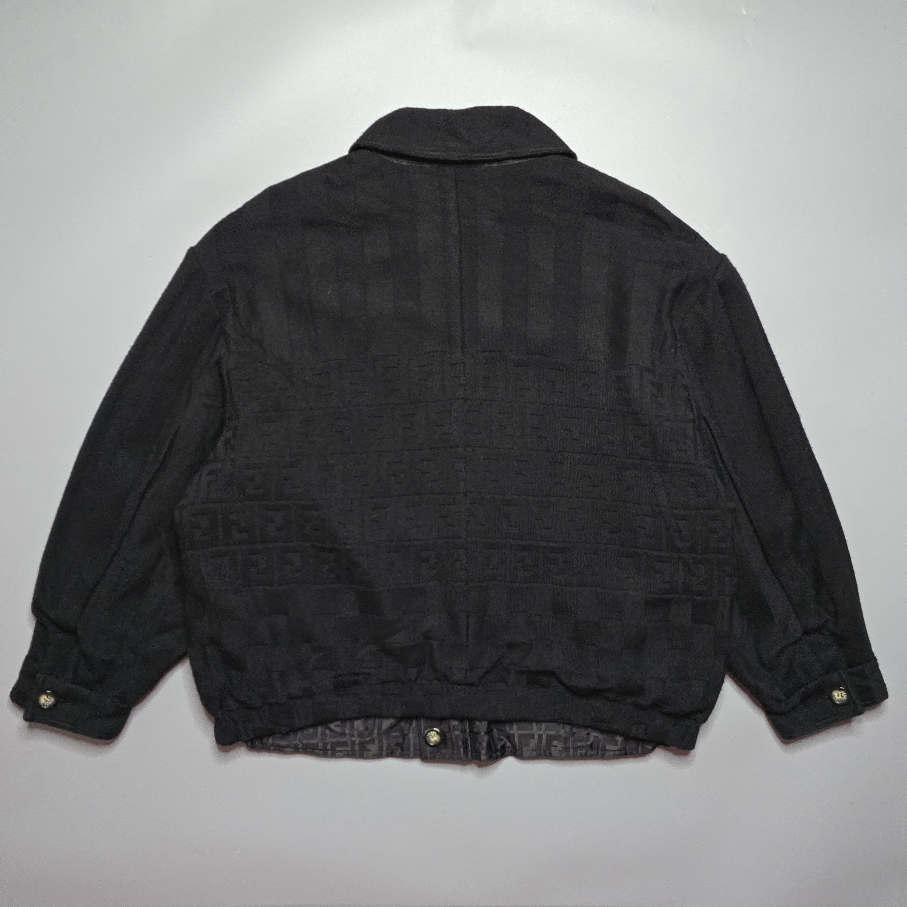 Fendi Fendi - Zucca Wool Reversible Jacket Size US L / EU 52-54 / 3 - 7 Thumbnail