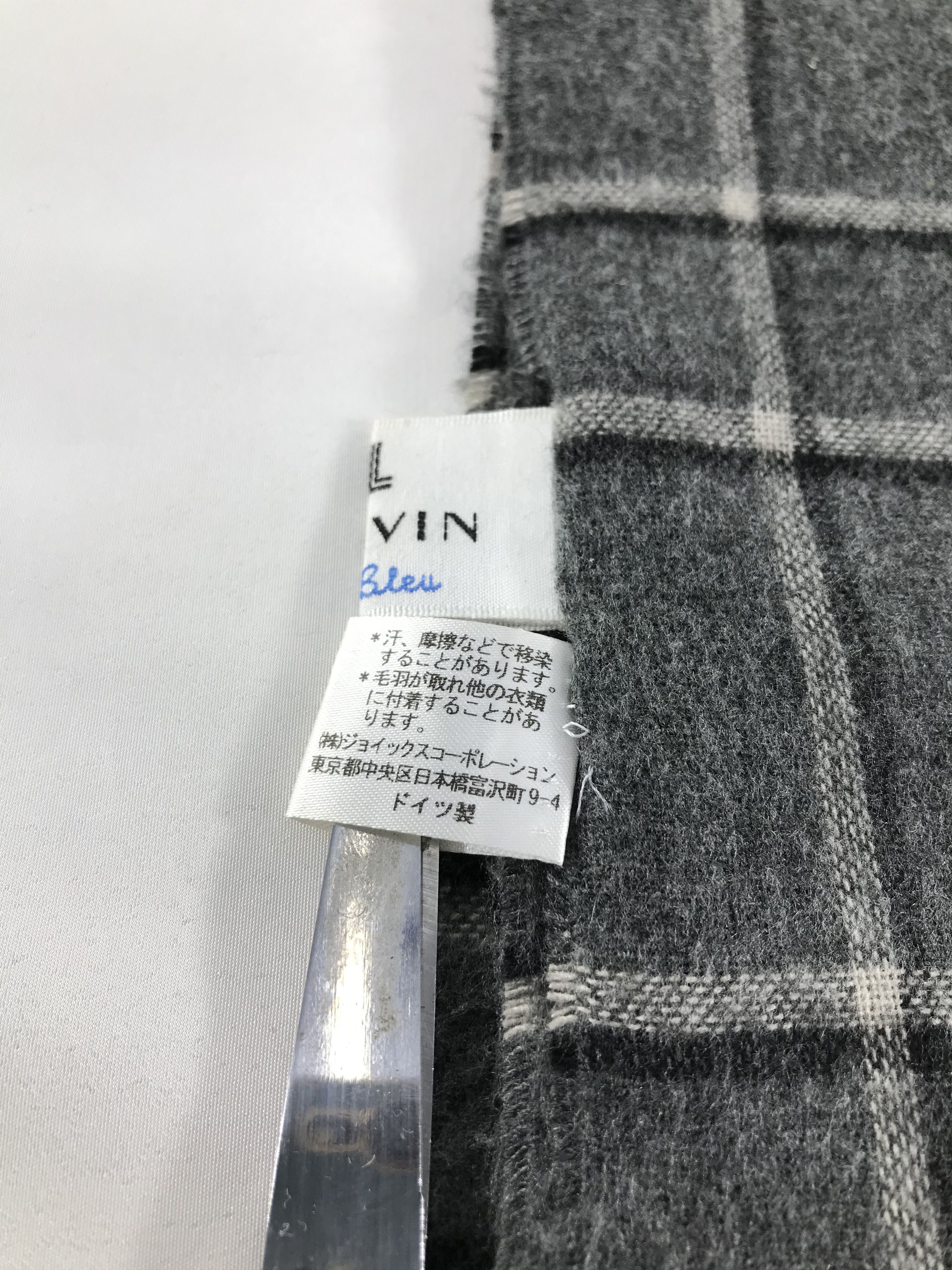 Lanvin Lanvin Tartan Wool Scarf Muffler V537 Size ONE SIZE - 5 Thumbnail