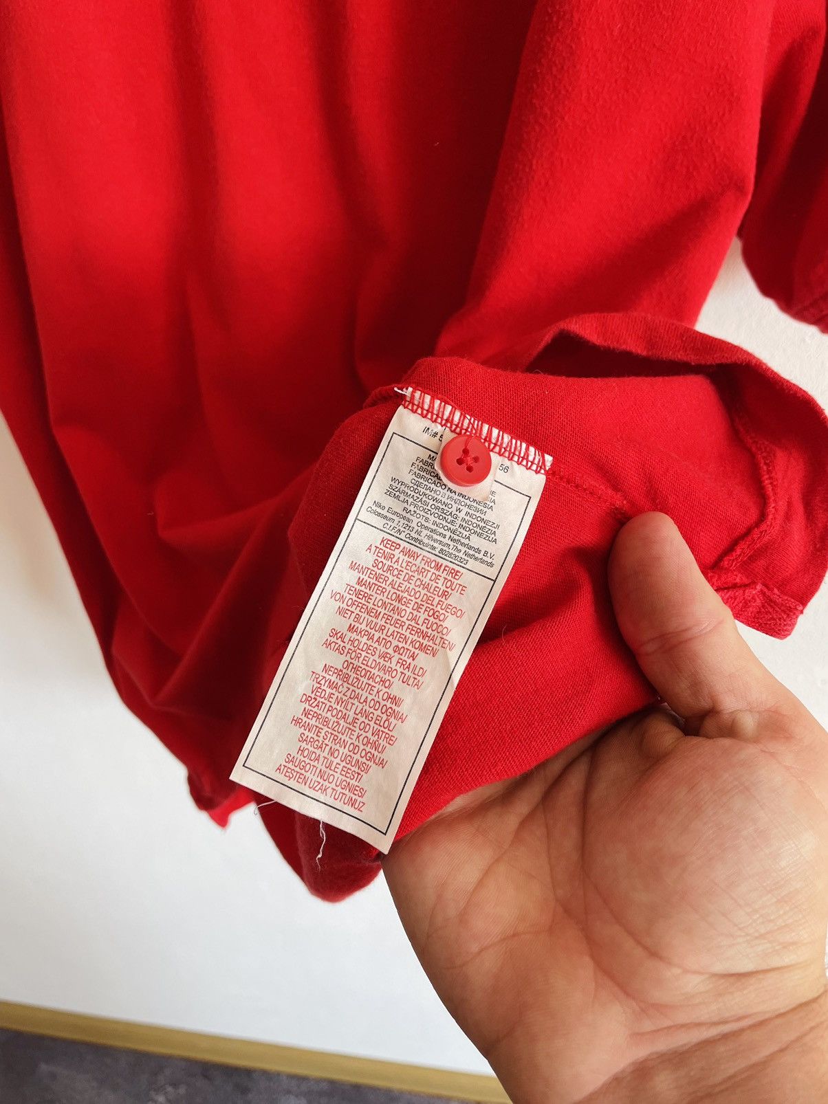Nike Vintage y2k Nike Red Polo Shirt Size L Size US L / EU 52-54 / 3 - 8 Thumbnail