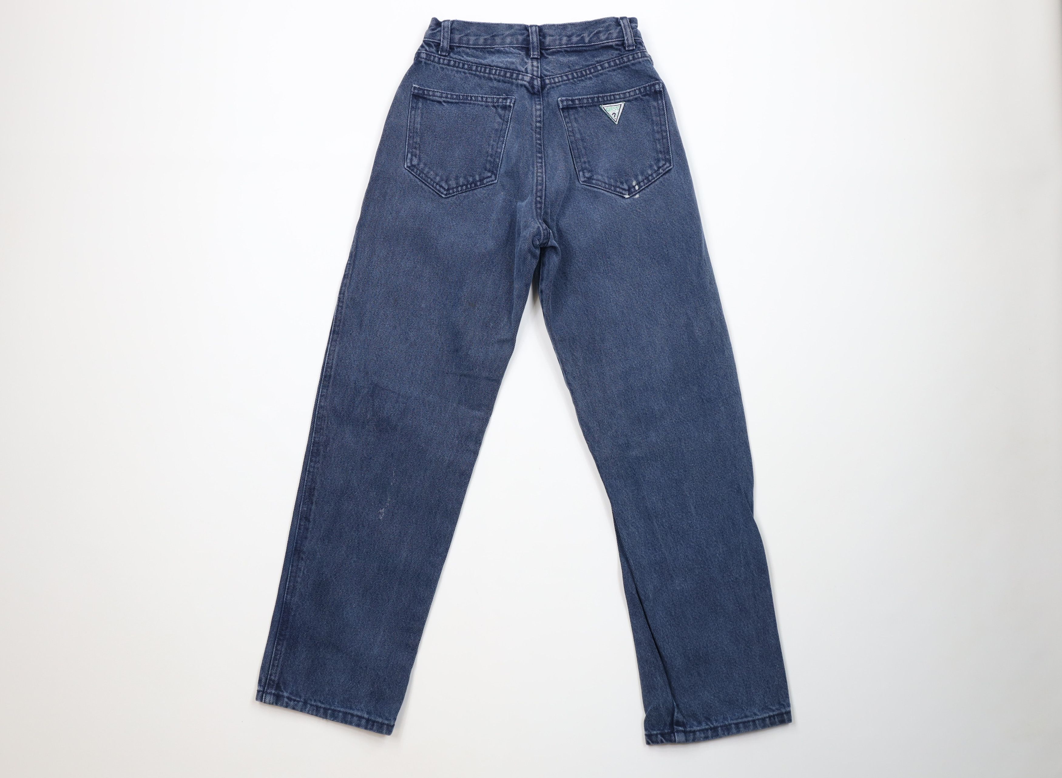 Guess Vintage 80s 90s Guess Straight Leg Denim Jeans Blue USA Size 34" / US 12 / IT 48 - 10 Thumbnail