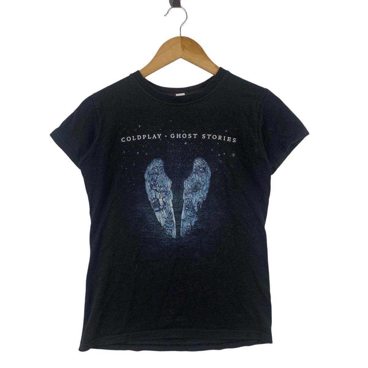 Vintage COLDPLAY GHOST STORIES 2014 Album Promo Tour Tee Shirt Top Size M / US 6-8 / IT 42-44 - 4 Thumbnail