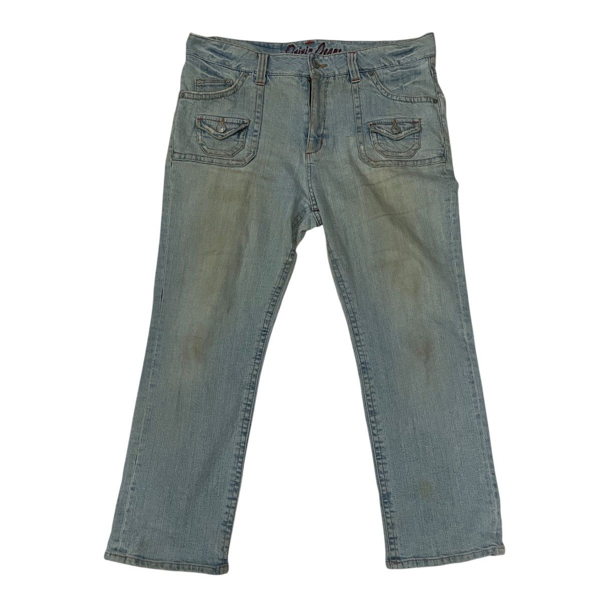 Japanese Brand Vintage Japanese Designer Bush Denim Jeans Size US 37 - 1 Thumbnail