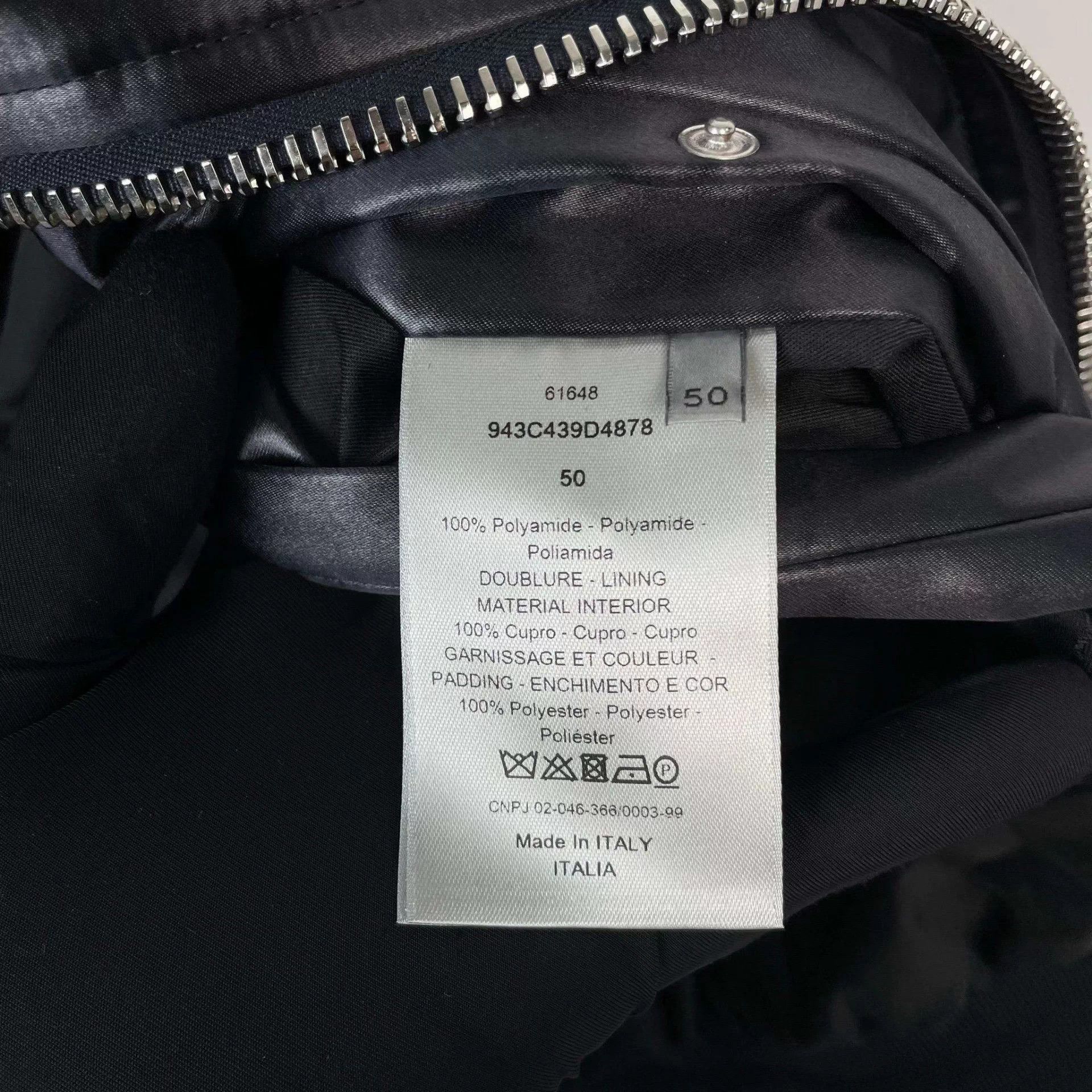 Dior Dior x Bomber Jacket Black 50 Size US M / EU 48-50 / 2 - 5 Thumbnail