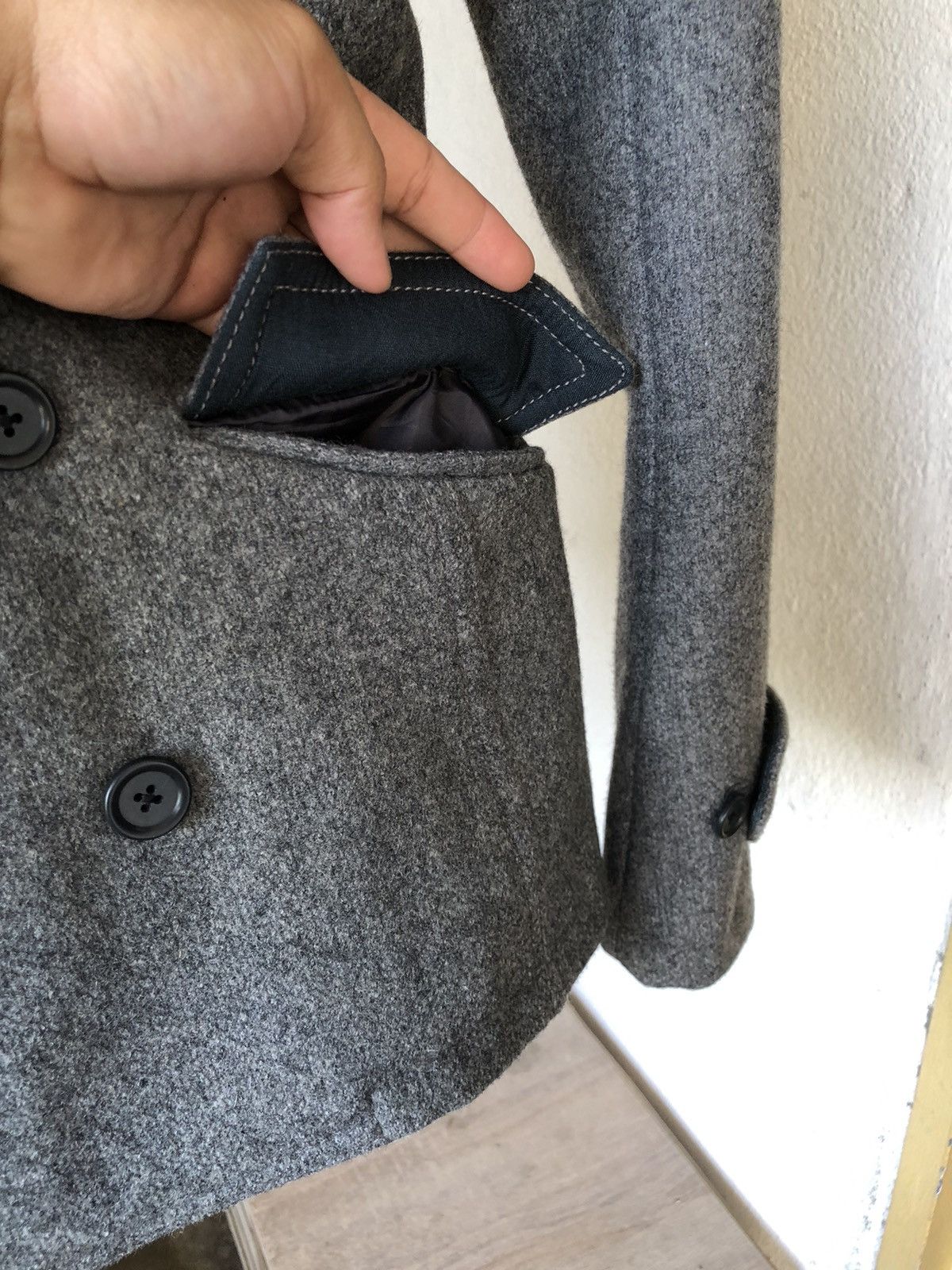 If Six Was Nine Tornado Mart Japan Double Collar Wool Jacket Size M / US 6-8 / IT 42-44 - 10 Thumbnail