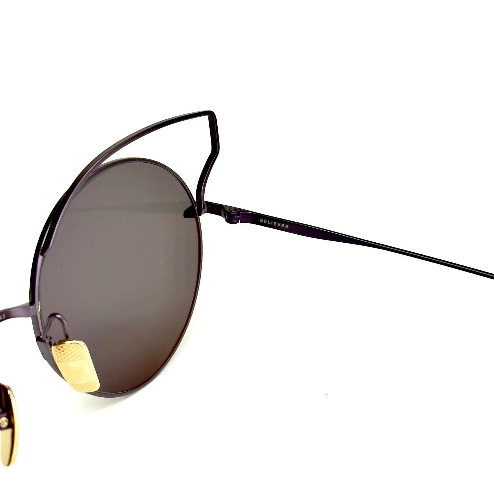 Dita DITA BELIEVER 23008 Round Lilac Purple Mirrored Sunglasses Size ONE SIZE - 7 Thumbnail