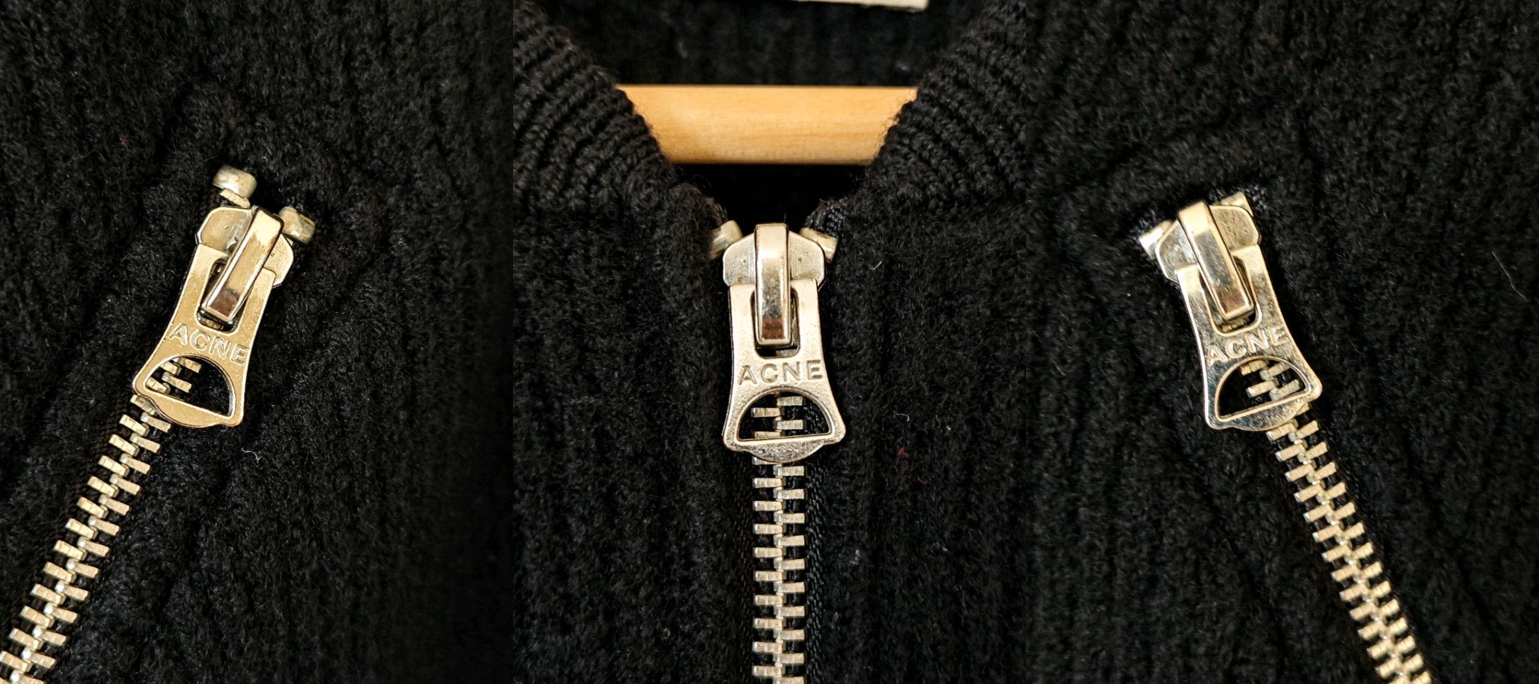 Acne Studios Acne Studios Olympia Boiled Knit Zip Jacket Size US XS / EU 42 / 0 - 5 Thumbnail