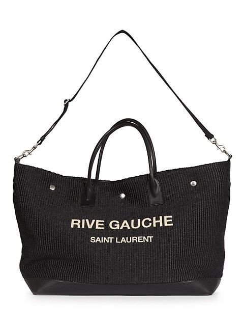Saint Laurent Paris o1b1hav110525 718554 Size: OS / Rive Gauche Maxi Cabas Bag Size ONE SIZE - 4 Thumbnail