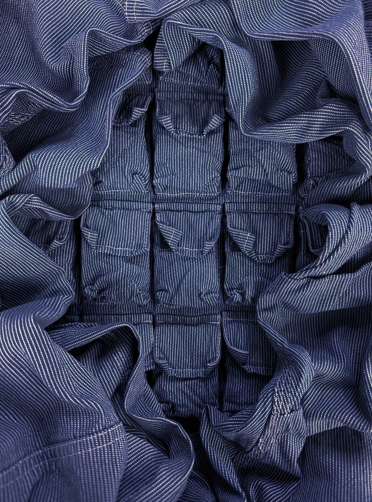General Research AW98 General Research Parasite 39 Pocket Pinstripe Coveralls Size US 34 / EU 50 - 3 Thumbnail